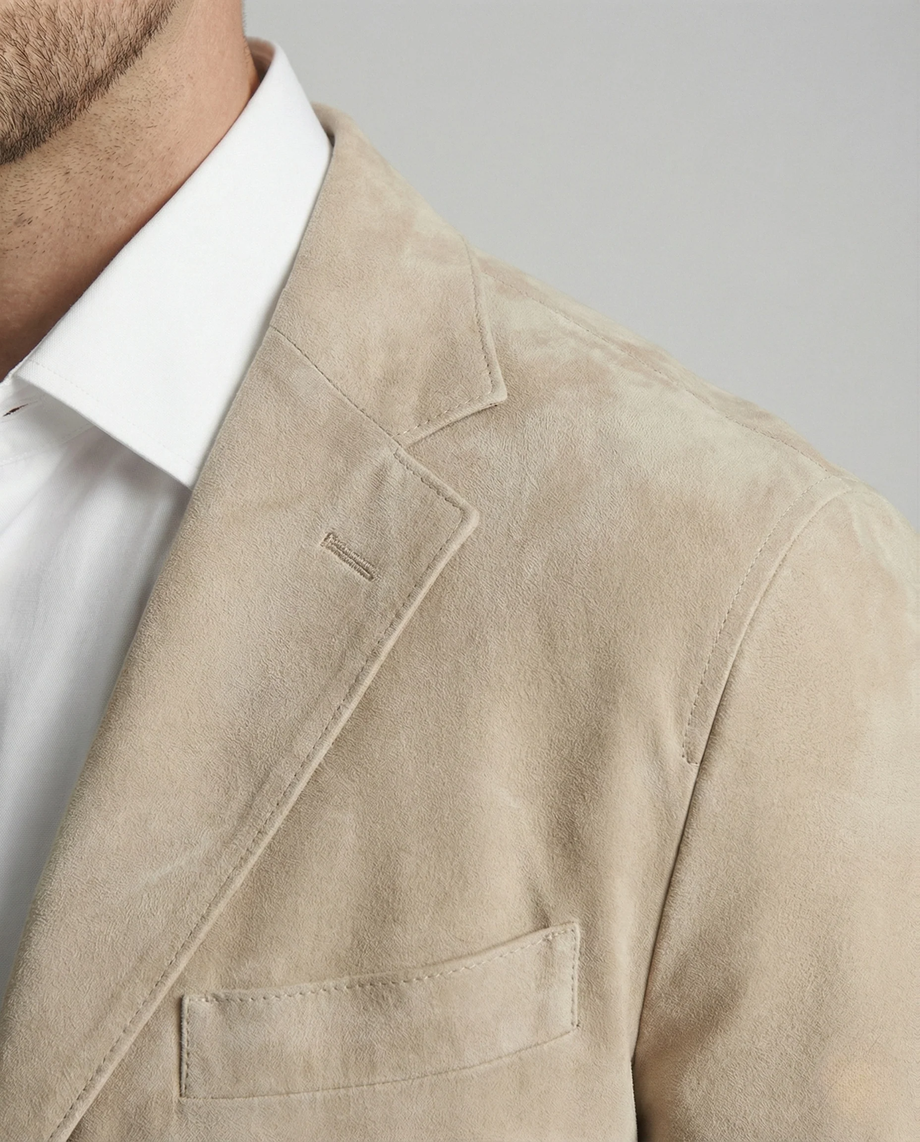 Veloursleder Sakko Elegant Herren - Image 4