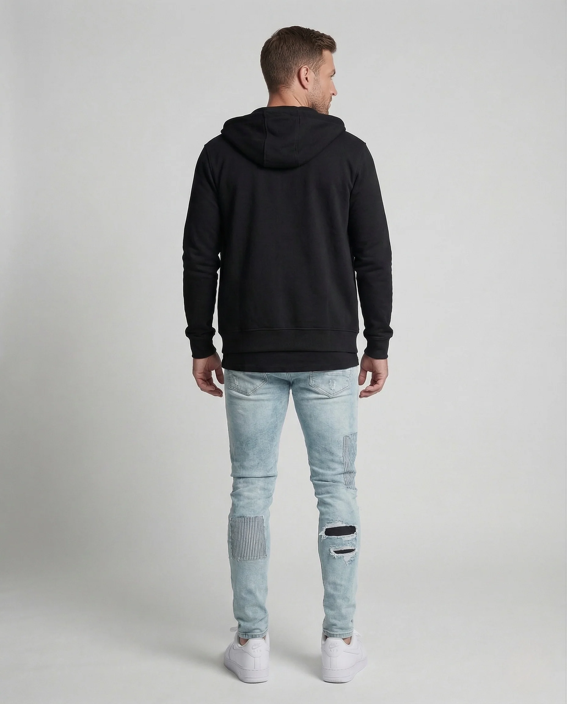 Herren Slim Destroyed Jeans - Image 3