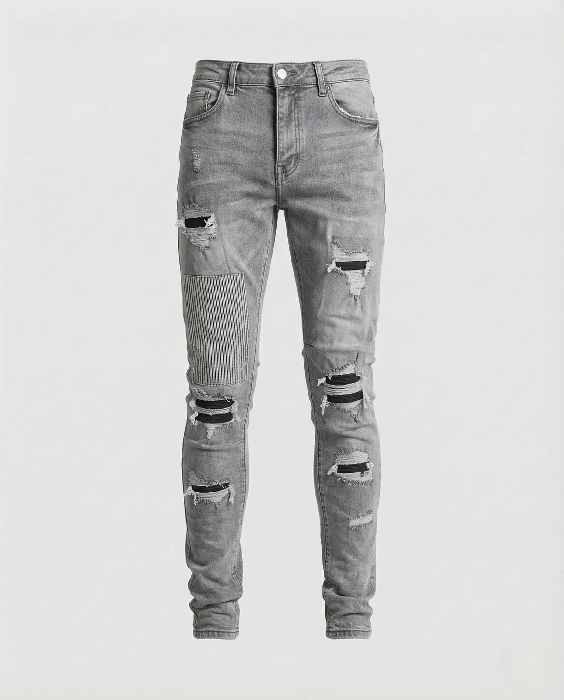 Herren Slim Destroyed Jeans - Image 5