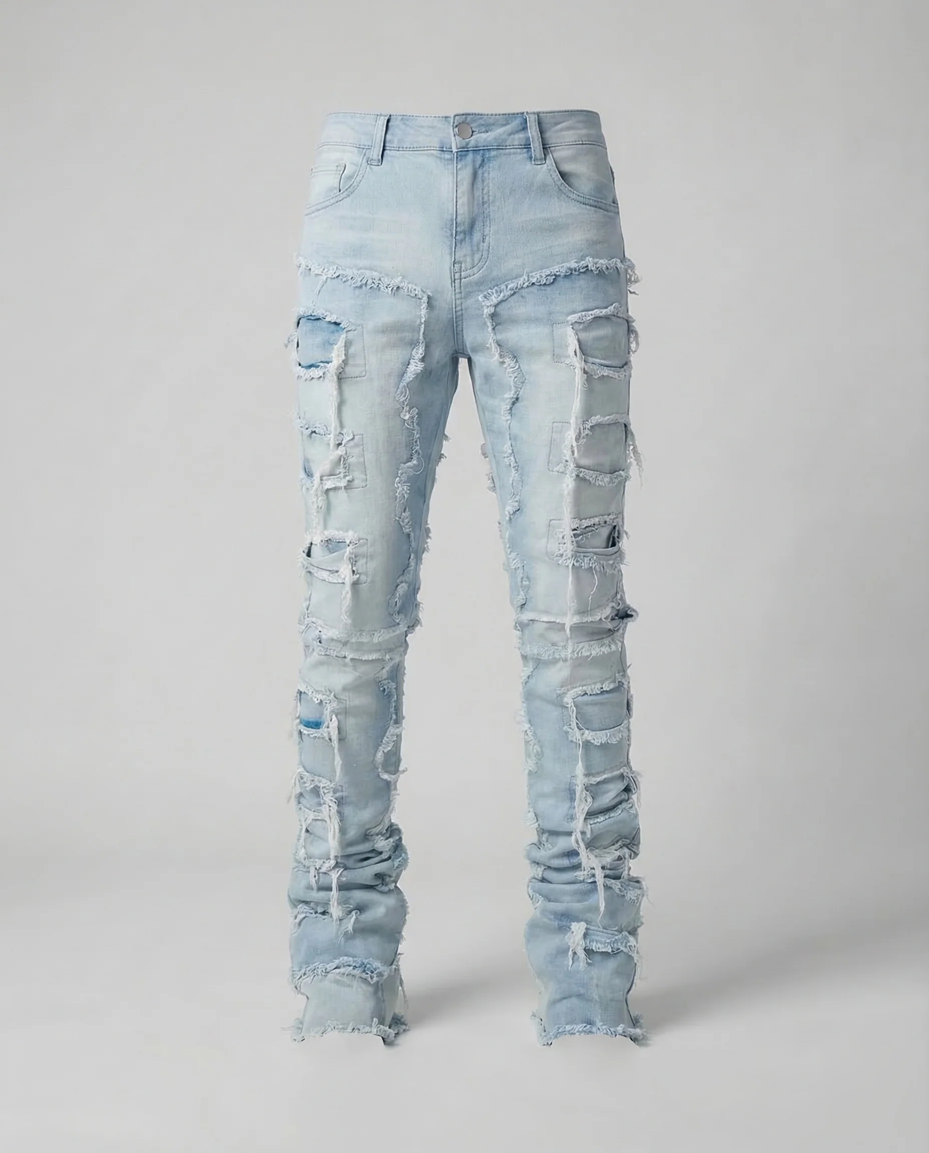 Herren Destroyed Jeans Slim - Image 11