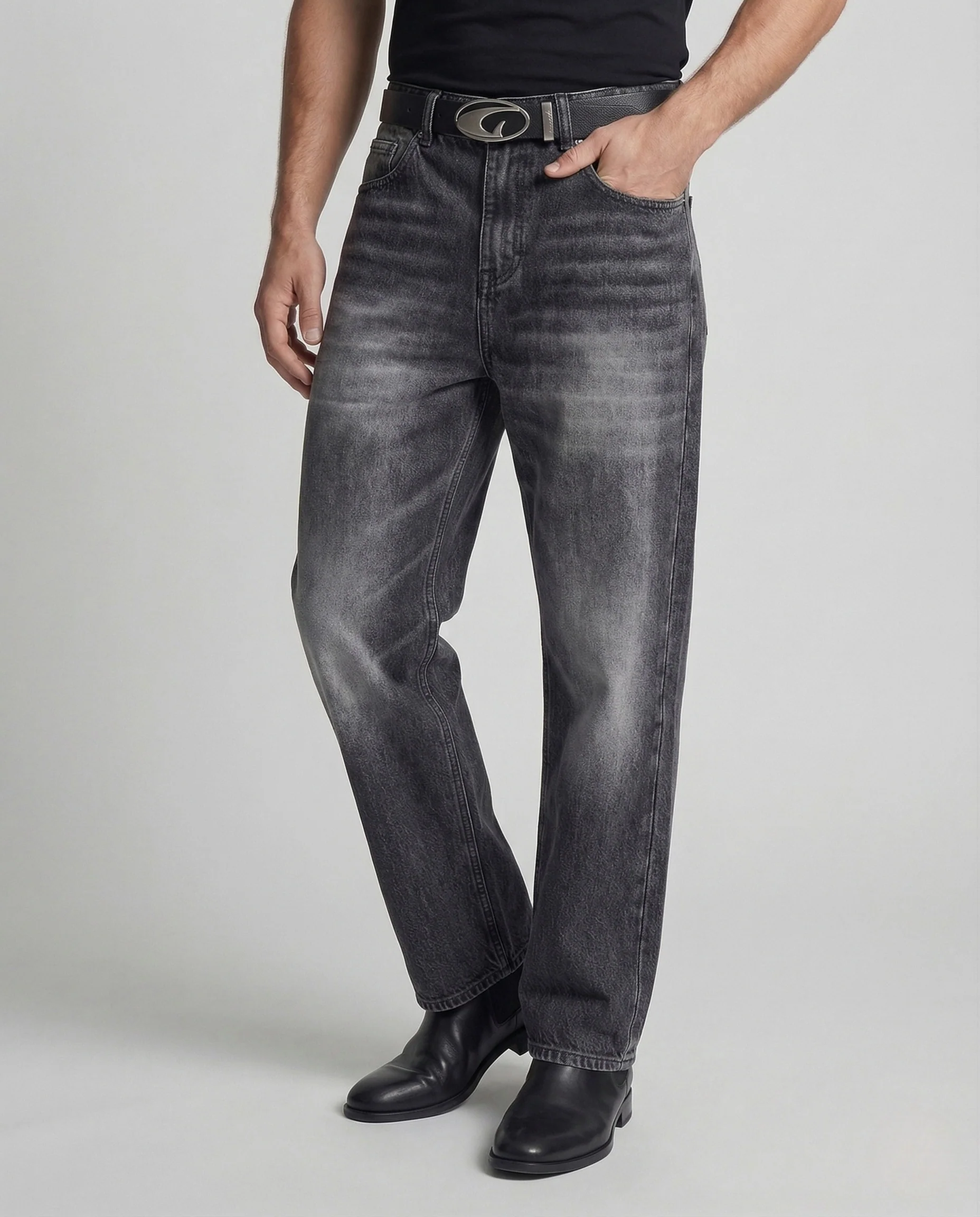 Herren Relax Jeans High Waist - Image 2