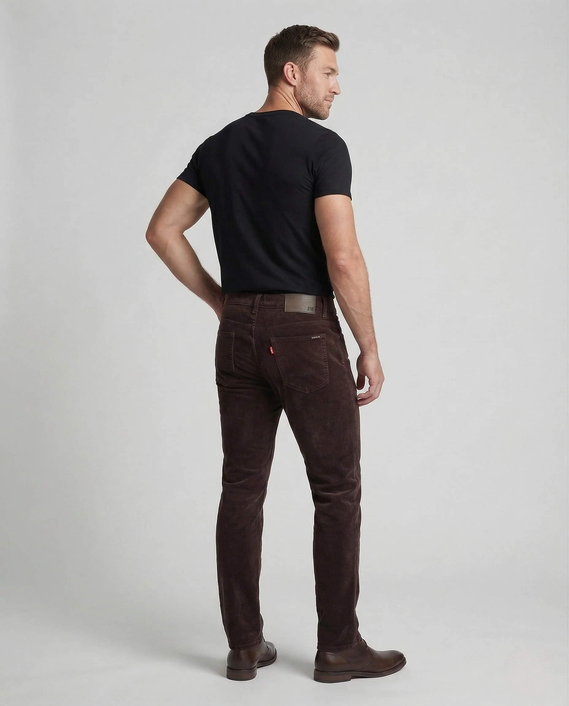 Herren Feincord Hose Gerade - Image 4