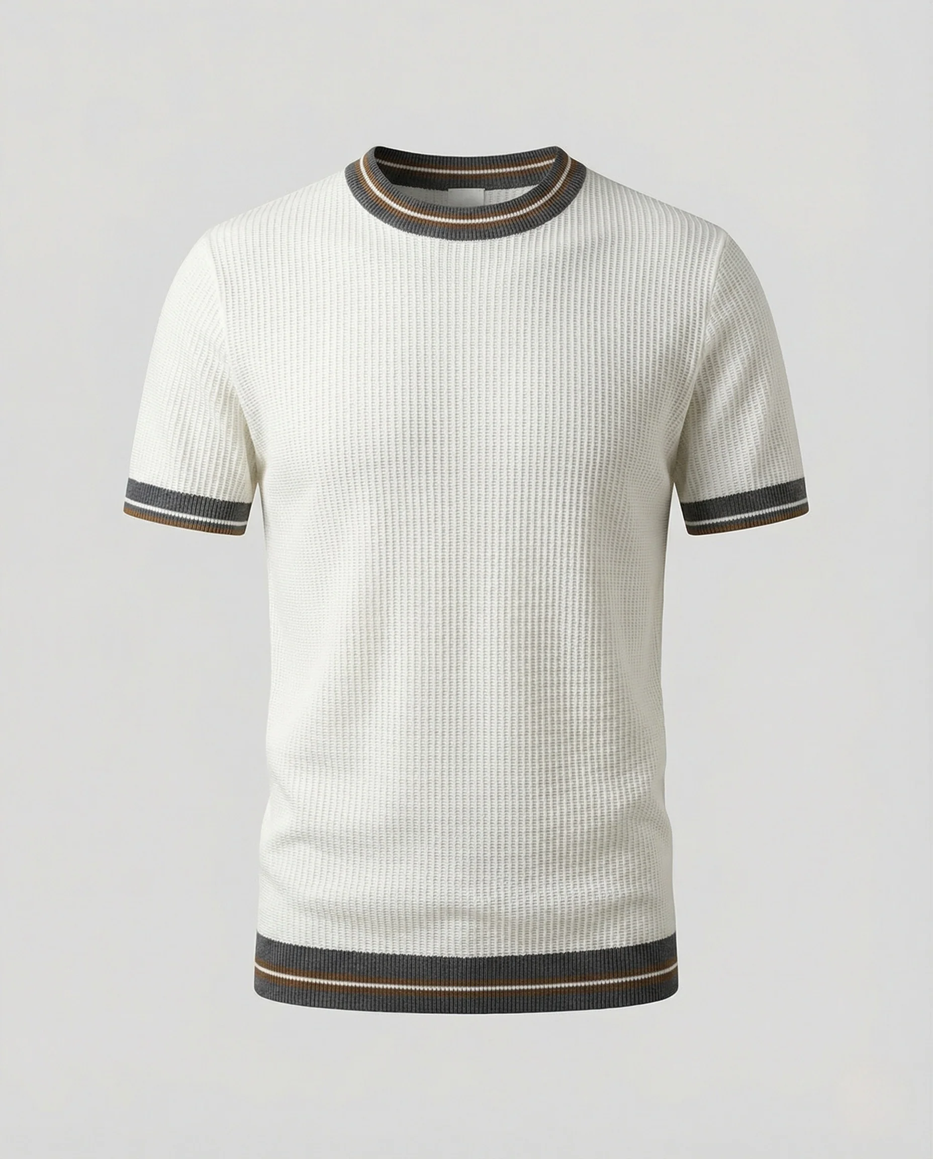 Freizeitkleidung Herren Feinstrick Shirt - Image 5