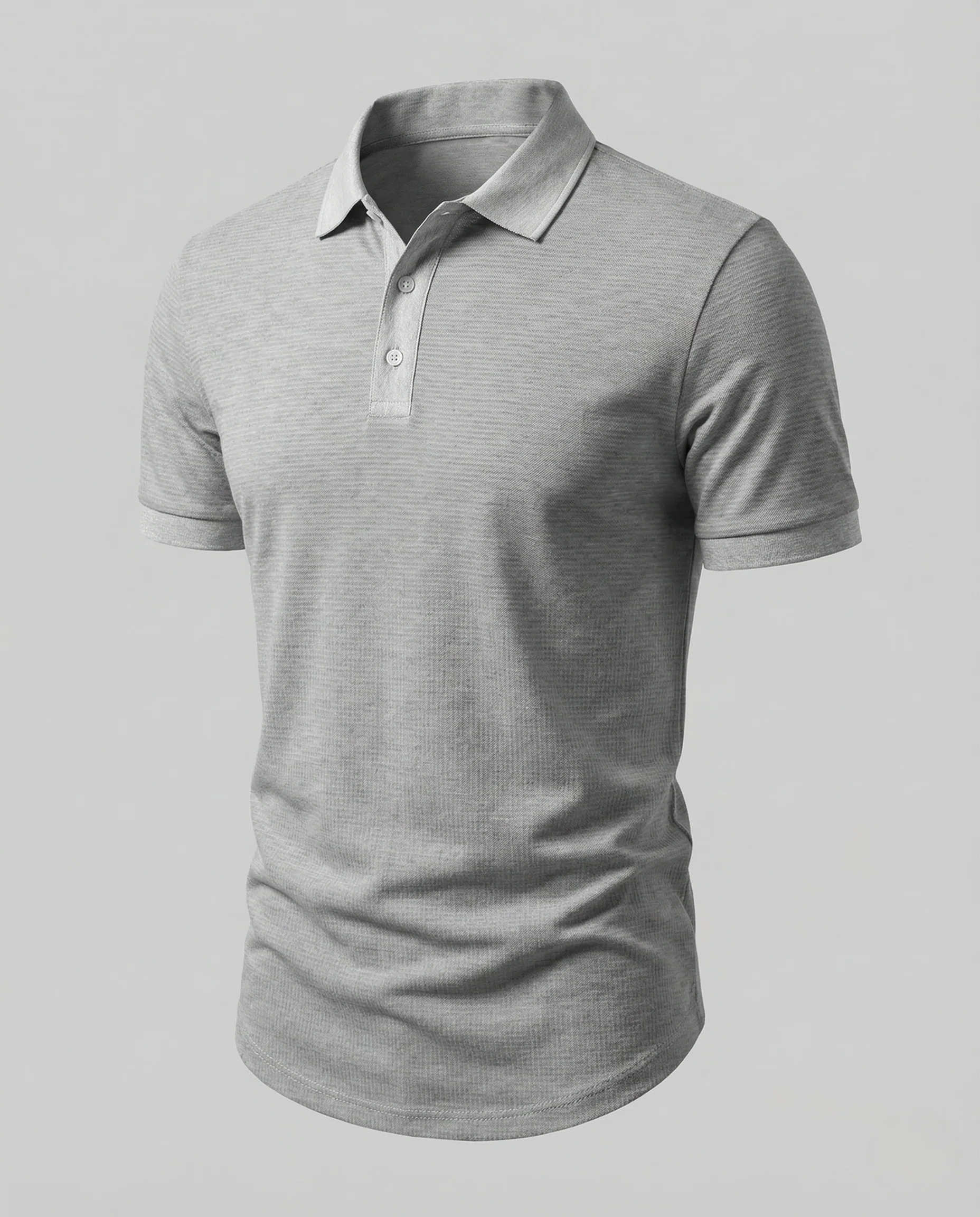 Herren Polo mit Kontrastkragen Kurzarm Shirt - Image 5