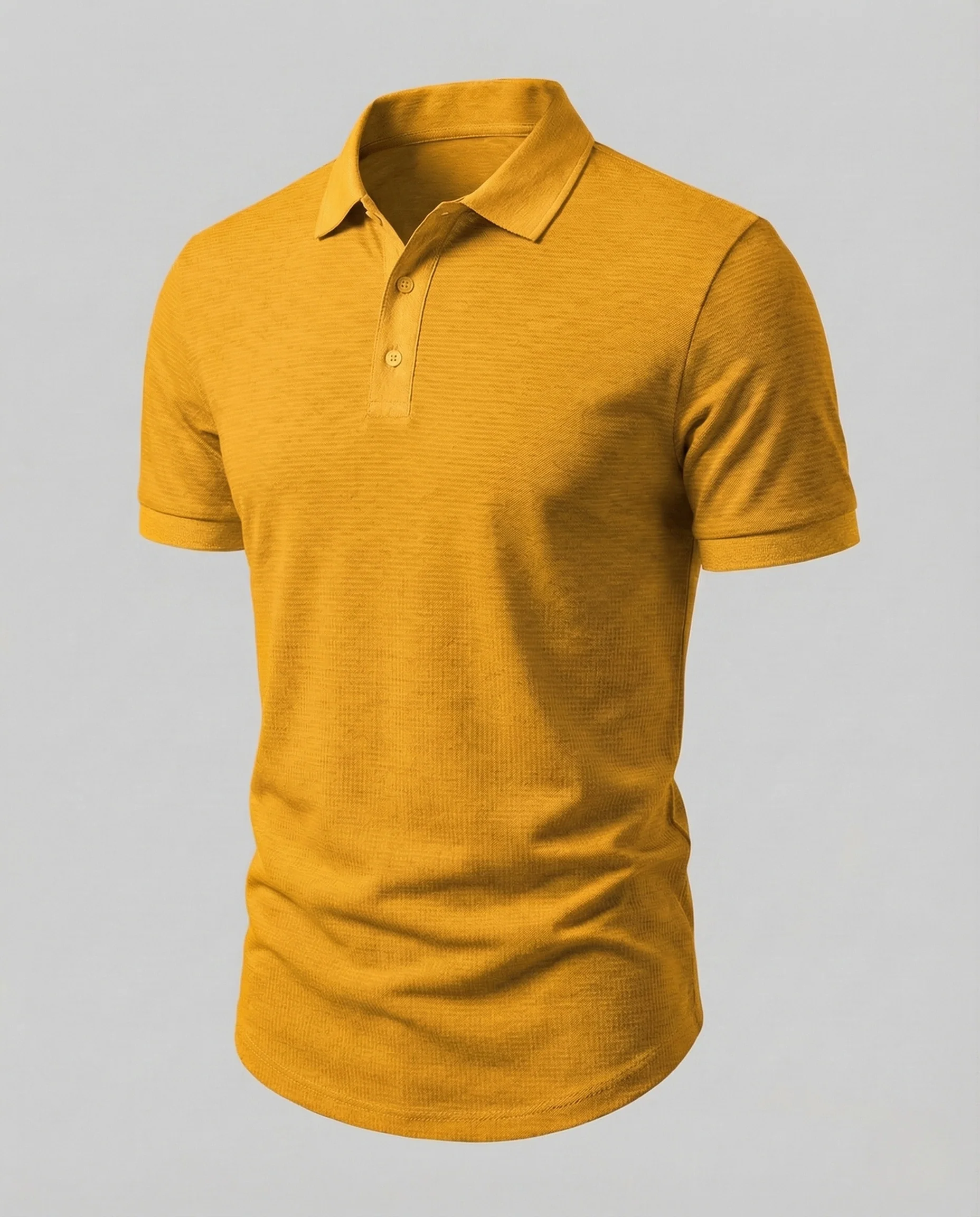 Herren Polo mit Kontrastkragen Kurzarm Shirt - Image 8