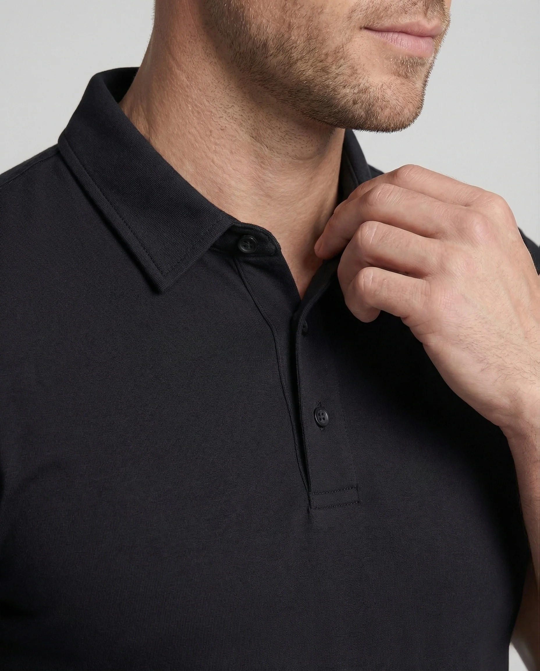 Herren Kurzarm Polo Figurbetont - Image 3