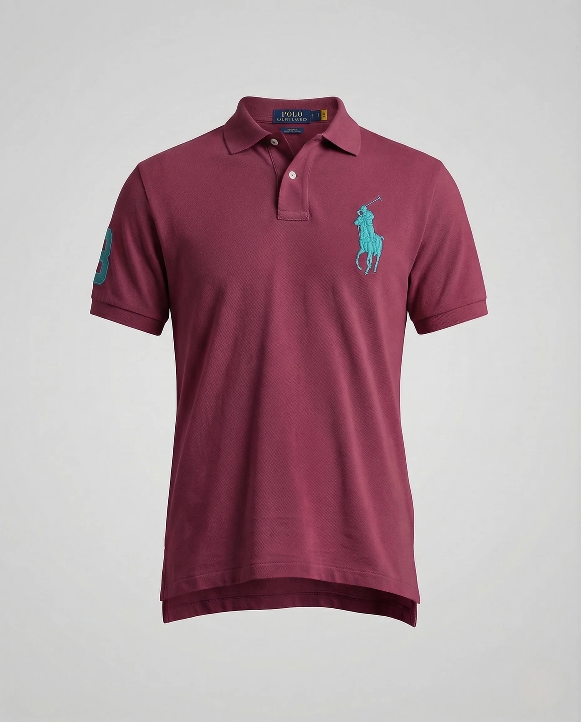 Herren Sport Poloshirt mit Stickerei Slim Fit - Image 15