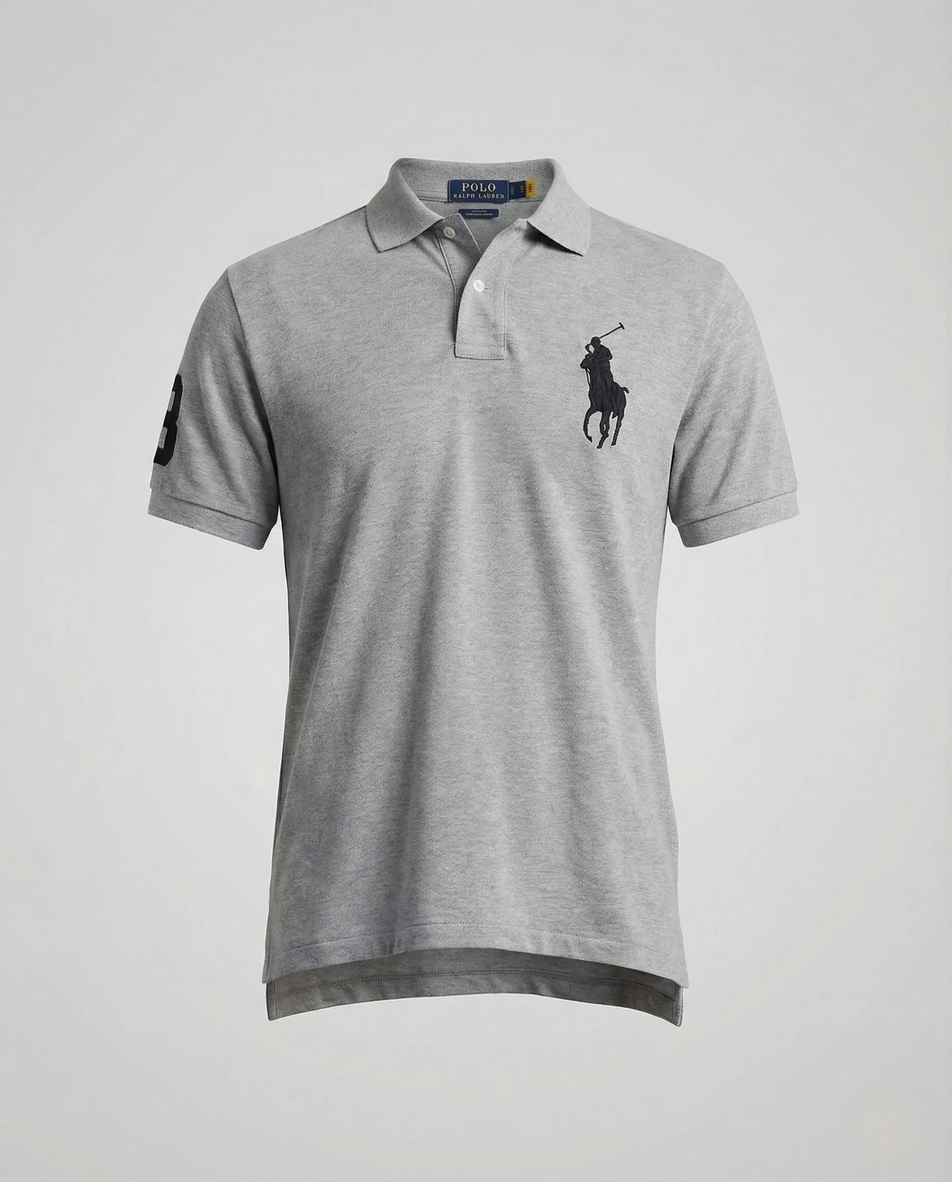 Herren Sport Poloshirt mit Stickerei Slim Fit - Image 7