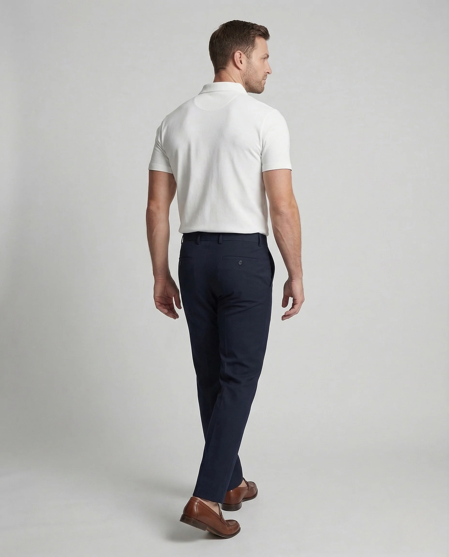 Herren Poloshirt Mercerisiert Slim - Image 4