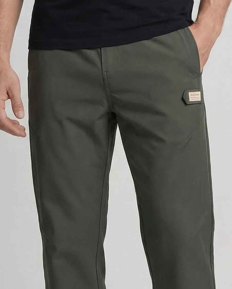 Herren Cargohose Gerade Utility Tasche - Image 3