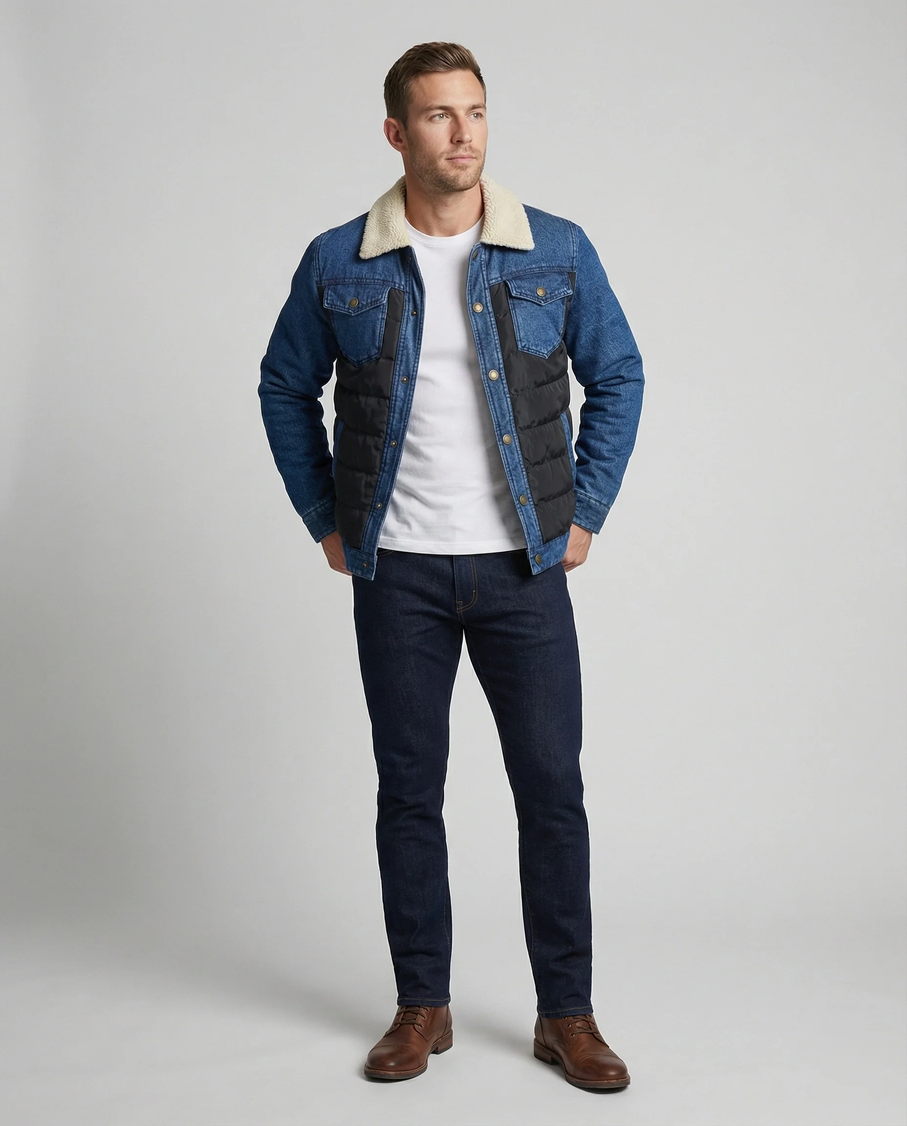 Übergangsjacke Herren Overshirt - Image 4