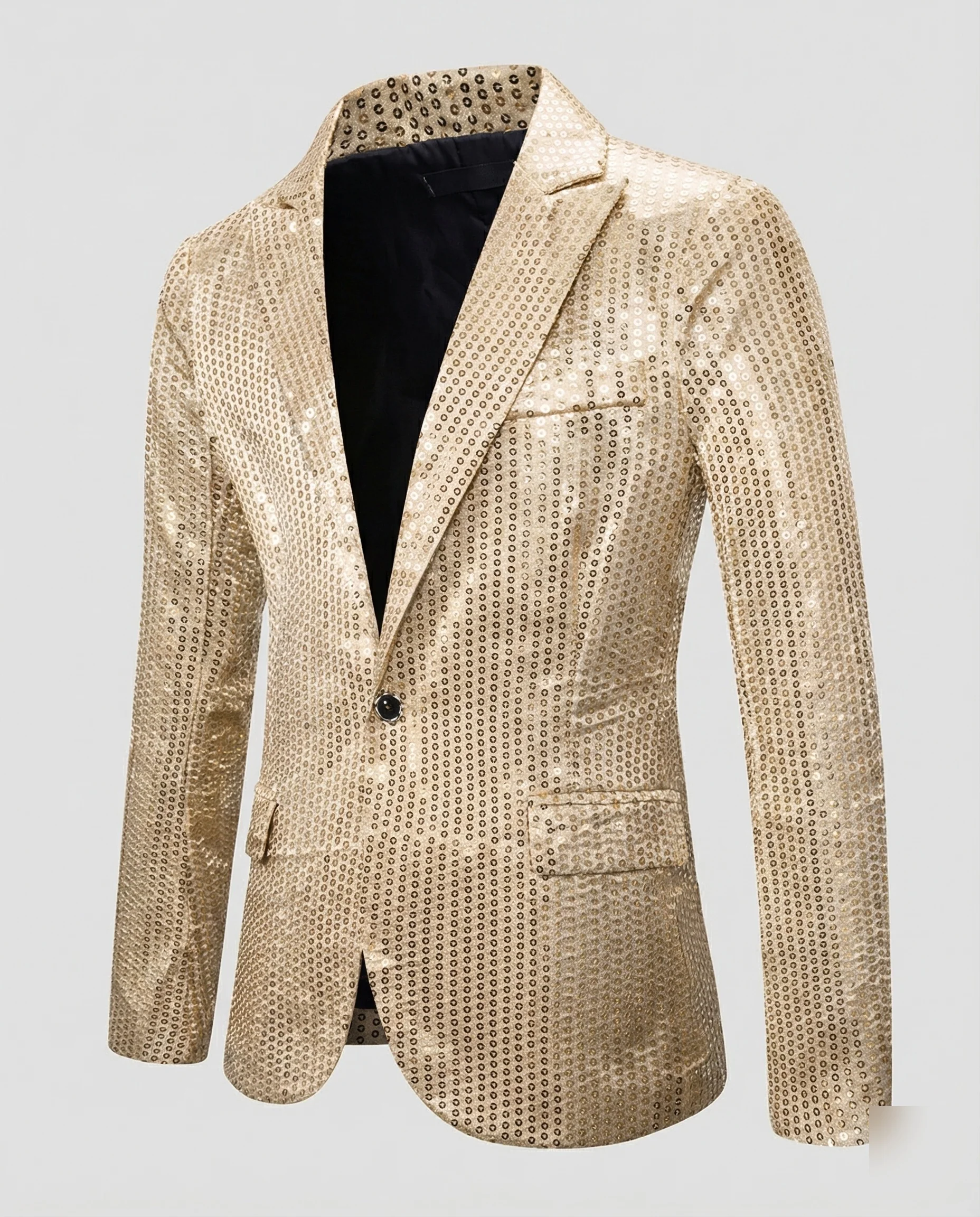 Herren Pailletten Blazer Slim - Image 5
