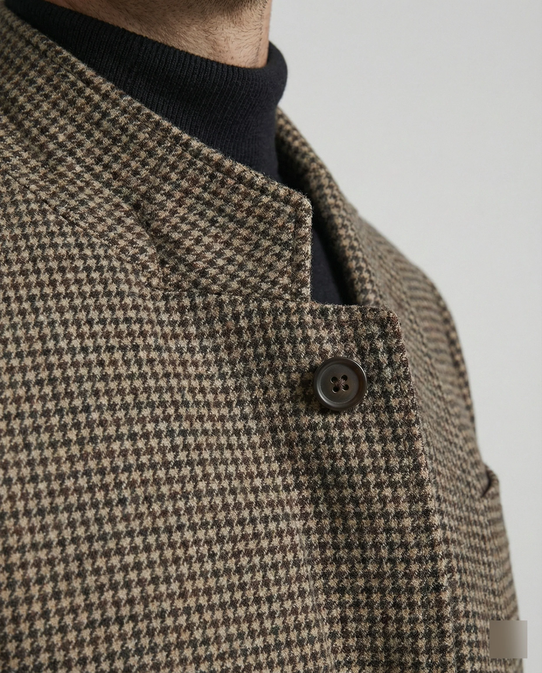 Herren Sakko Glencheck mit Revers - Image 3