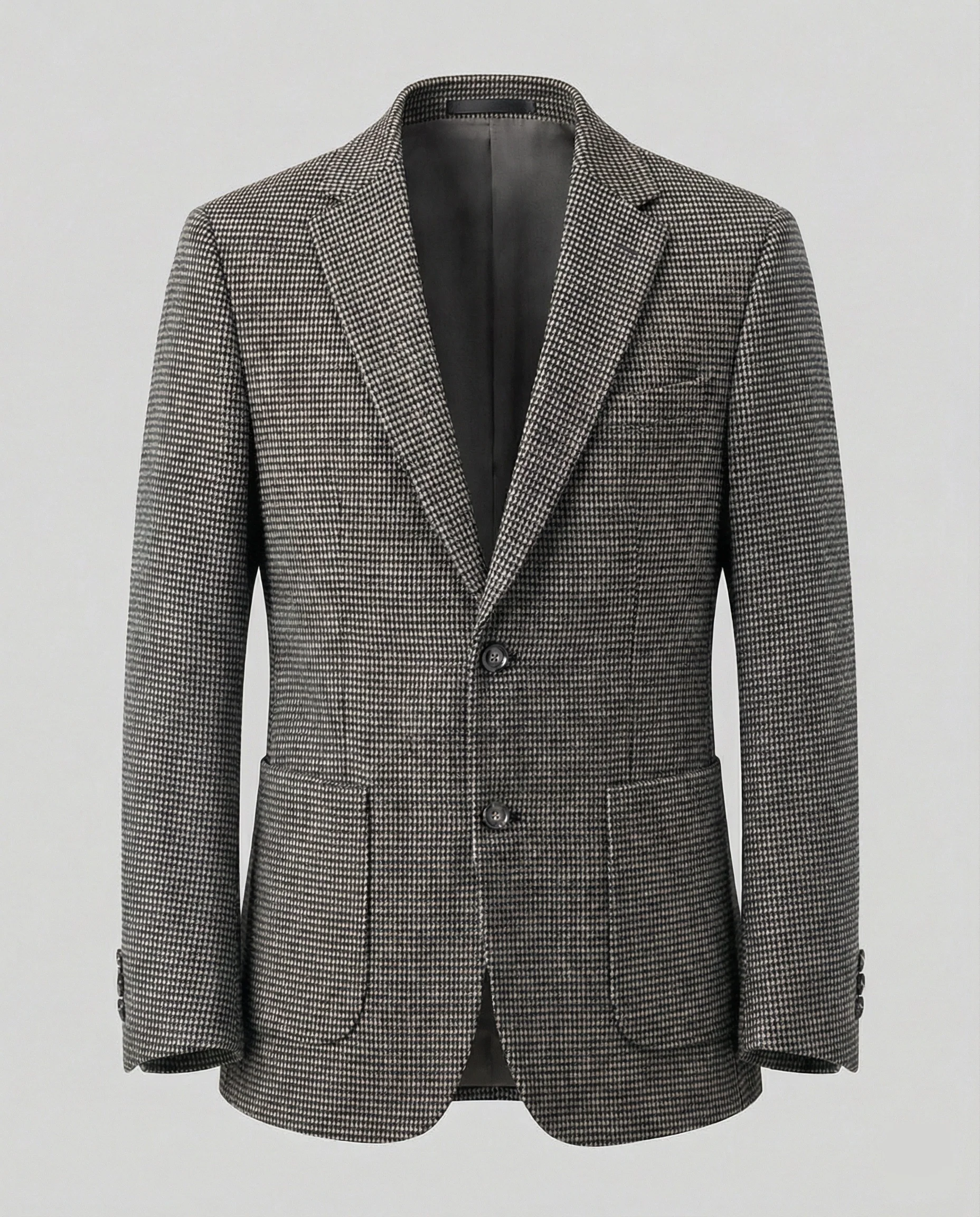 Herren Sakko Glencheck mit Revers - Image 6