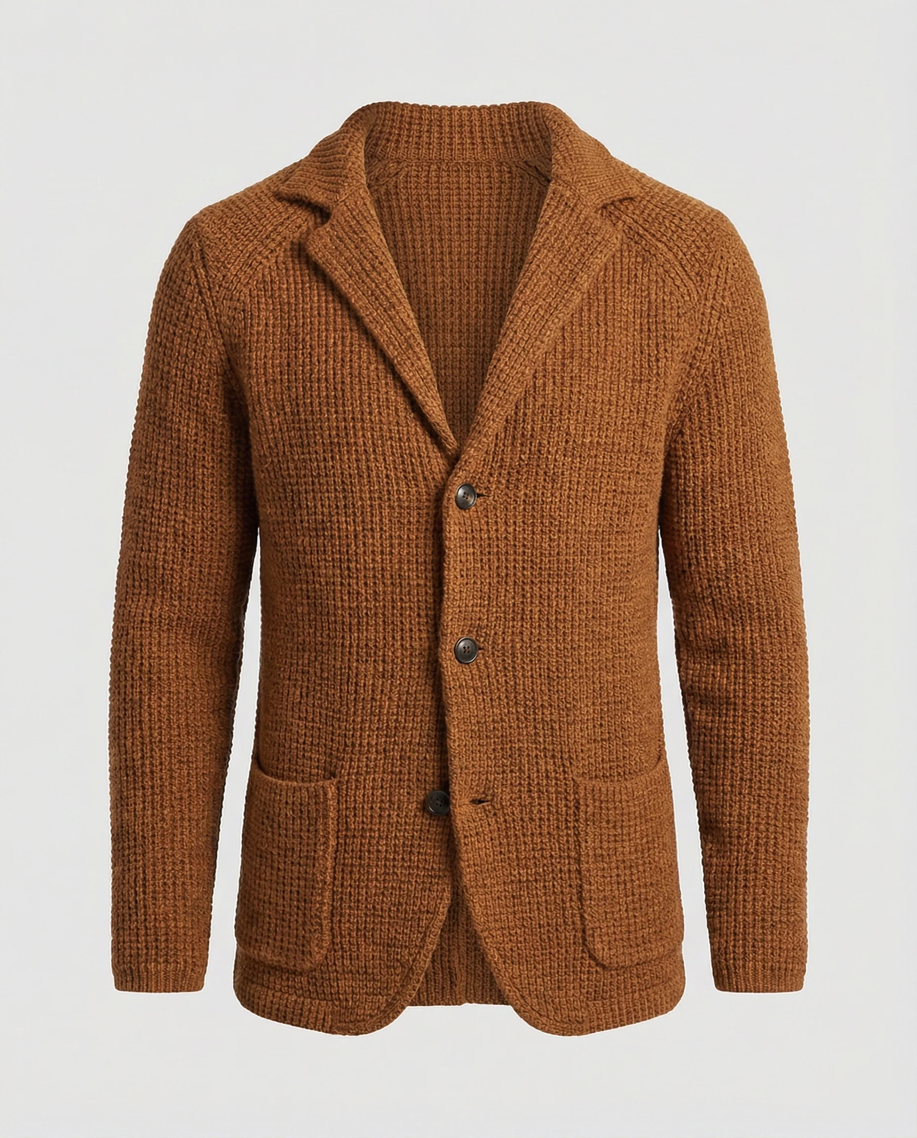 Herren Strickblazer mit Reverskragen - Image 5