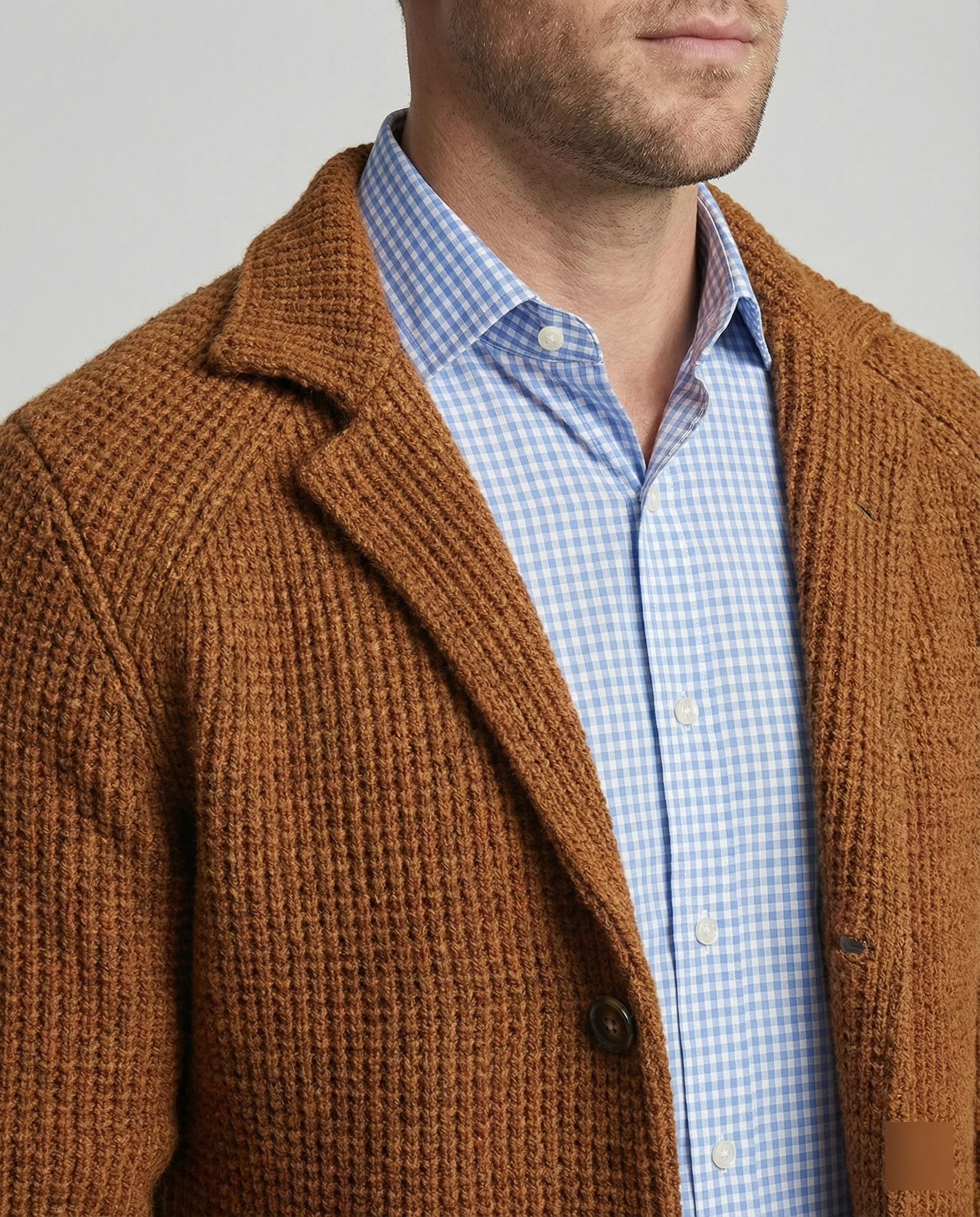 Herren Strickblazer mit Reverskragen - Image 7