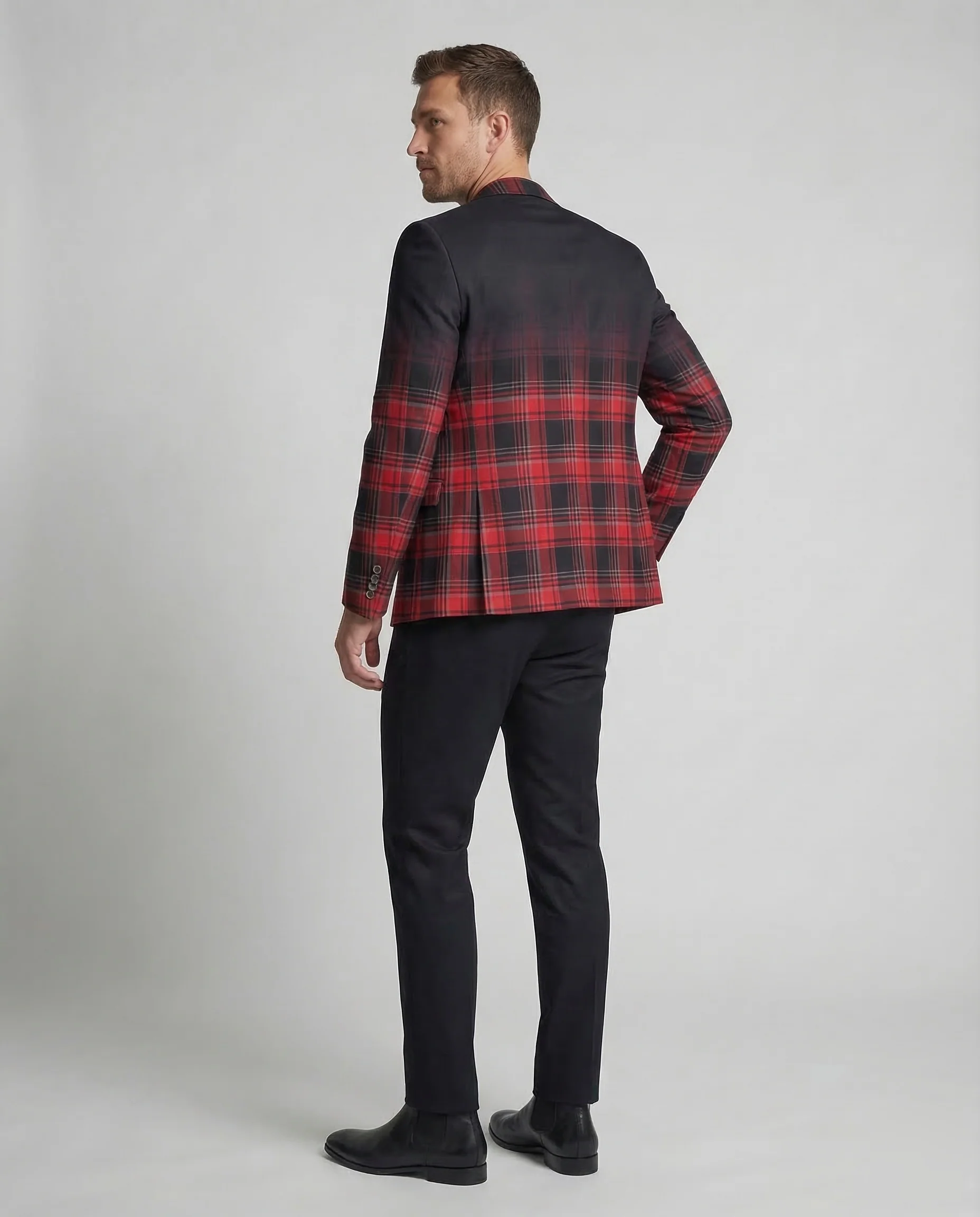 Herren Karo Sakko Slim - Image 4
