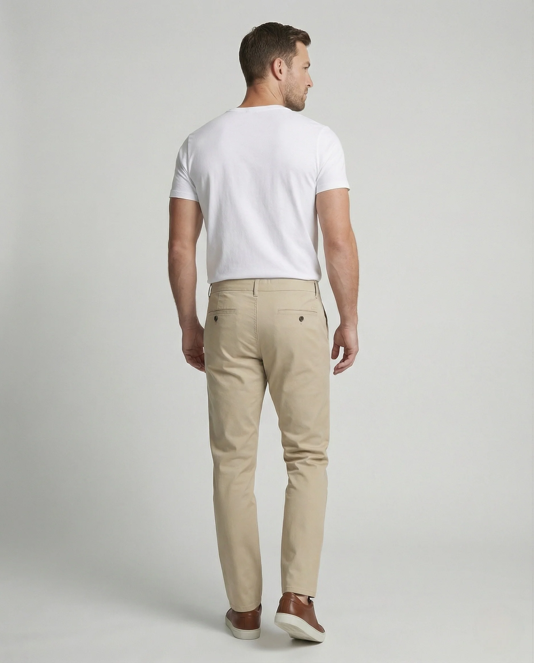 Chinohose Herren Baumwolle Stretch - Image 3