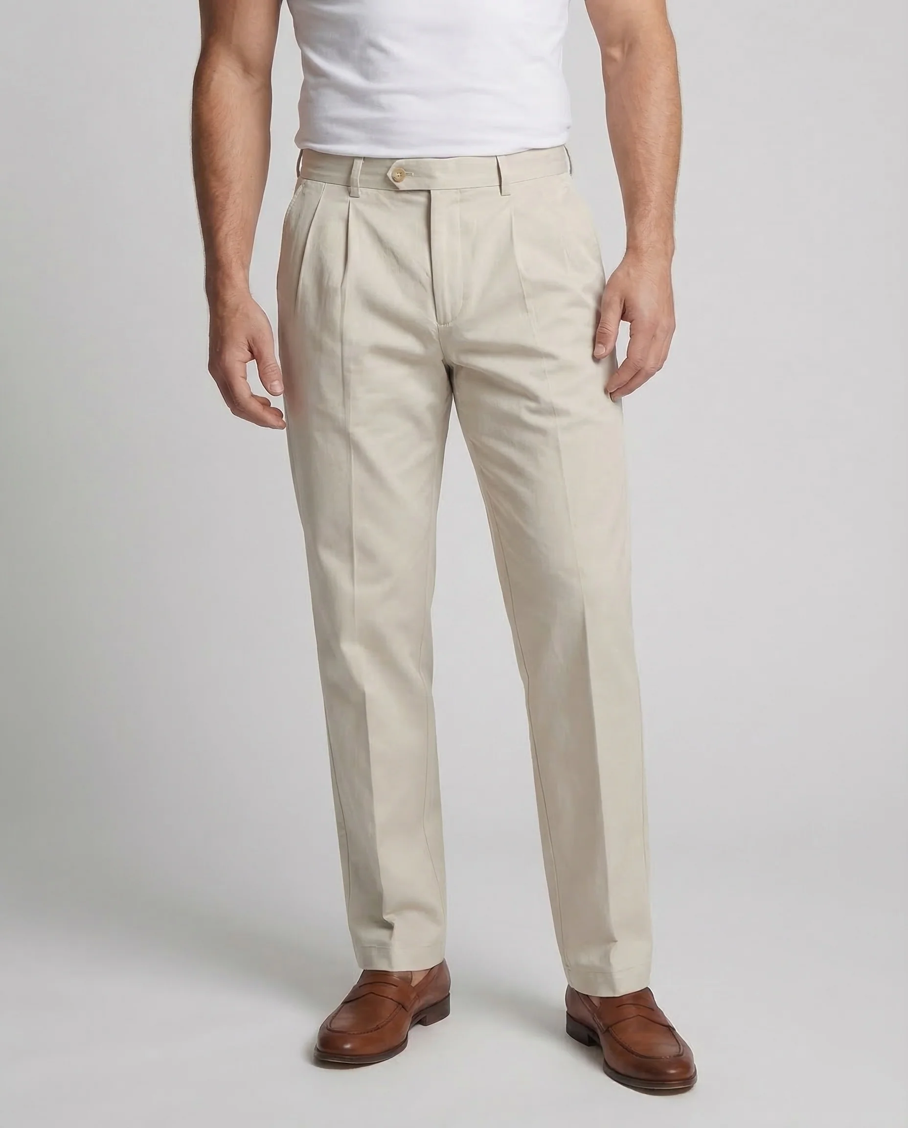 Herren Bundfaltenhose Stretch - Image 2