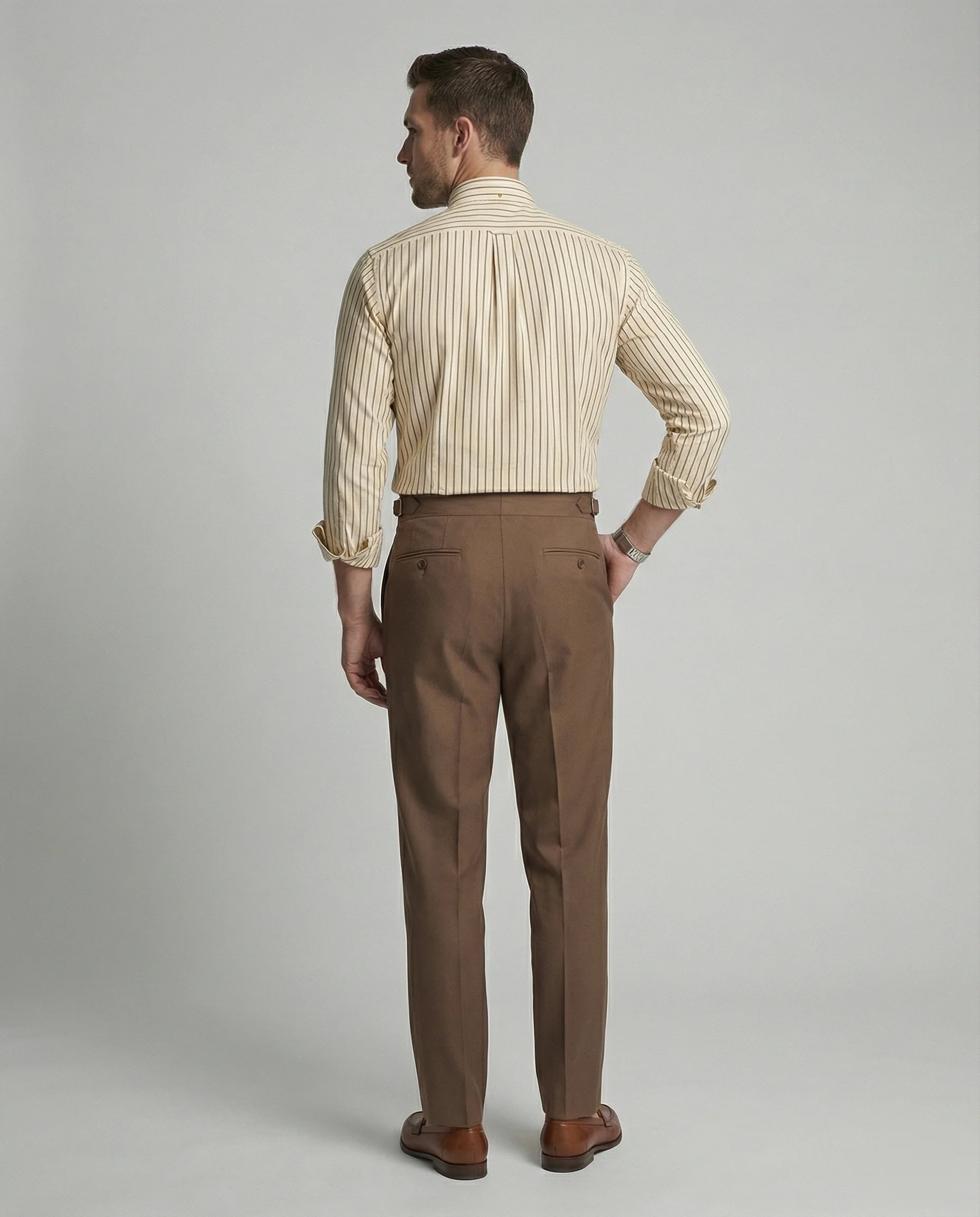 Herren Langarmhemden Business Slim - Image 2
