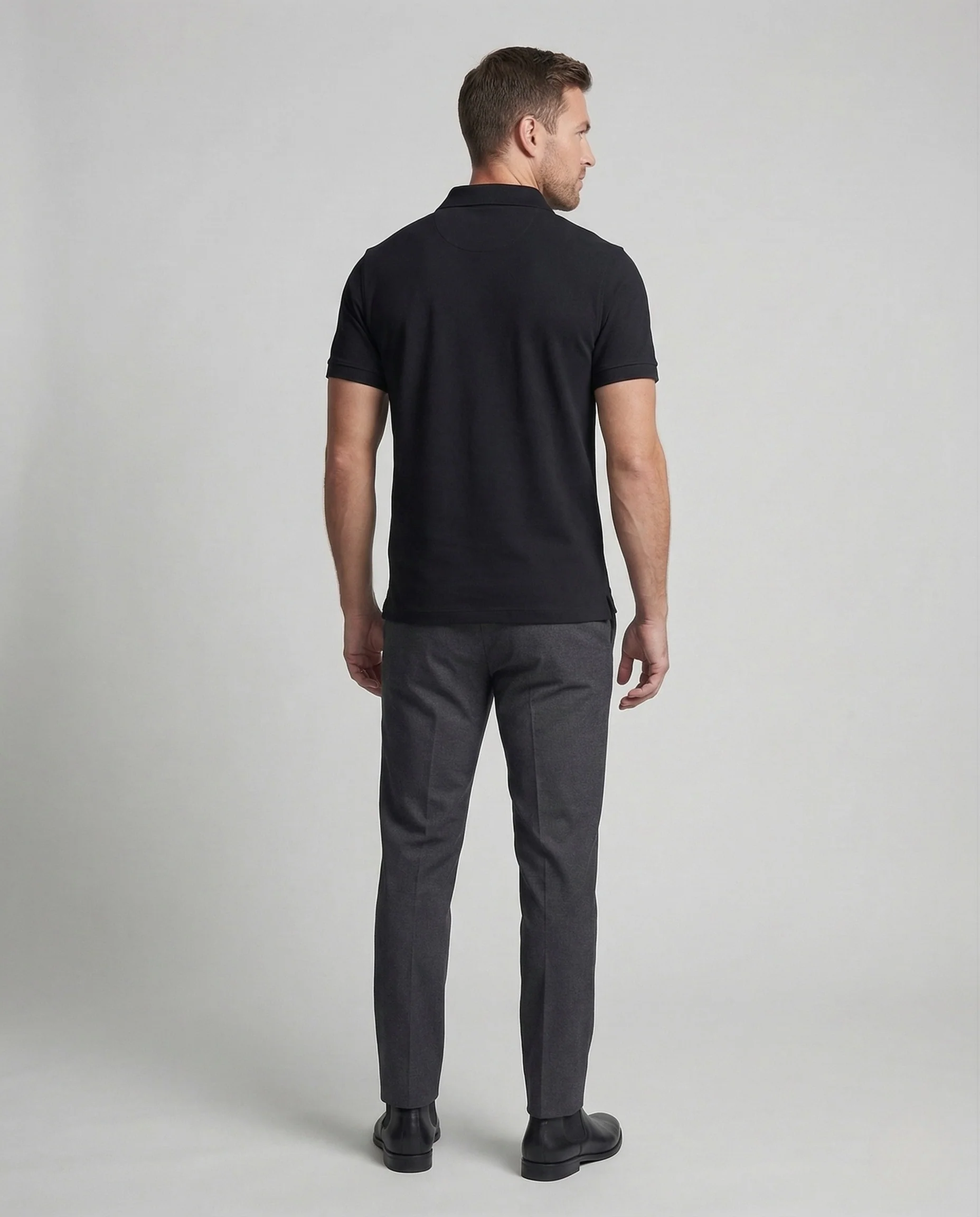 Herren Klassisches Piqué Poloshirt Baumwollmix - Image 4