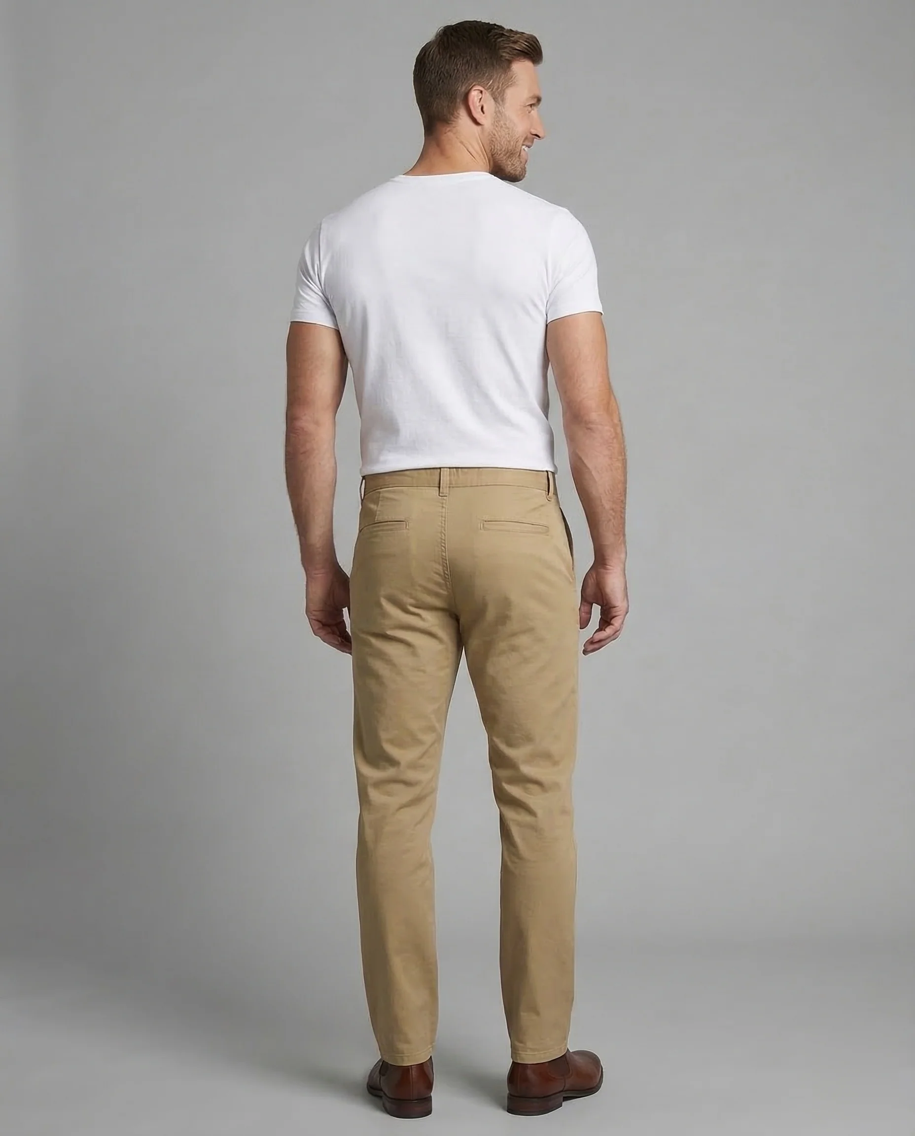 Herren Chinohose Baumwolle Elastik - Image 4