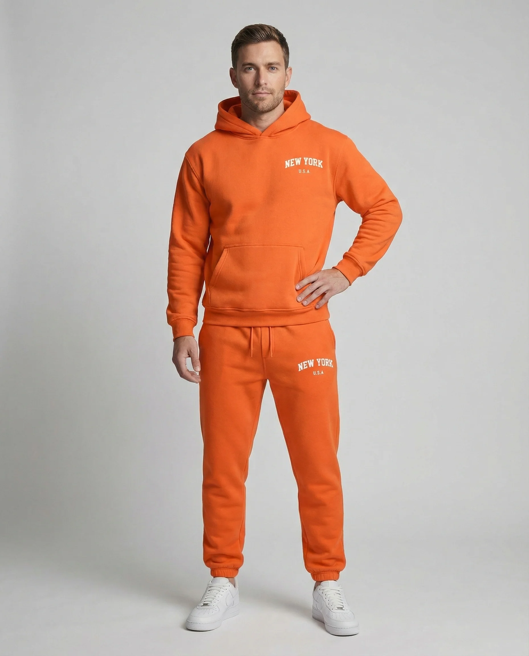 Herren Jogginganzug Herren Hoodie Set - Image 6