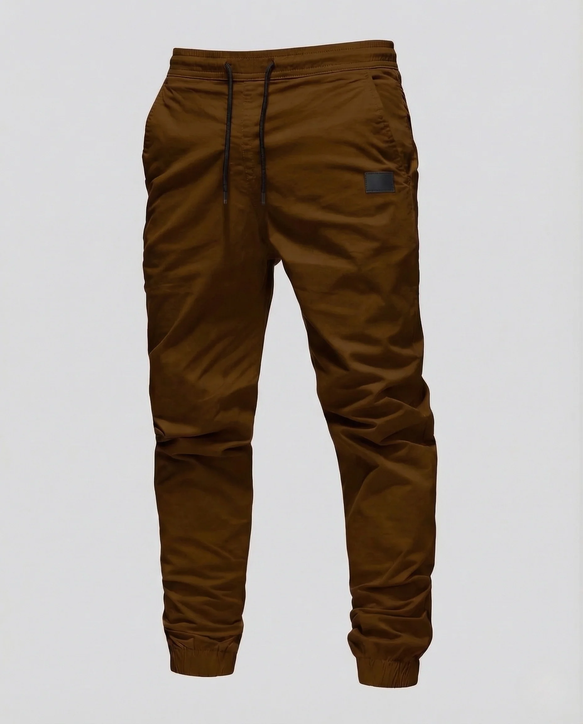 Herren Twill Jogginghose mit Tunnelzug & elastischem Saum - Image 8