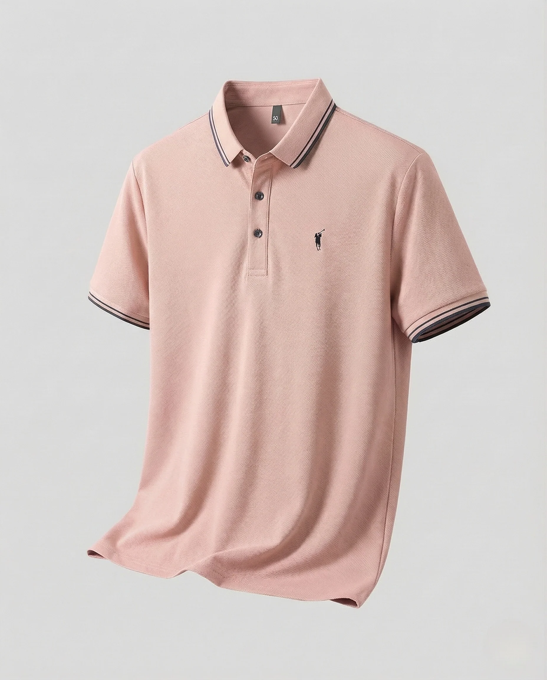 Herren Piqué Poloshirt mit Kontrastkragen - Image 6
