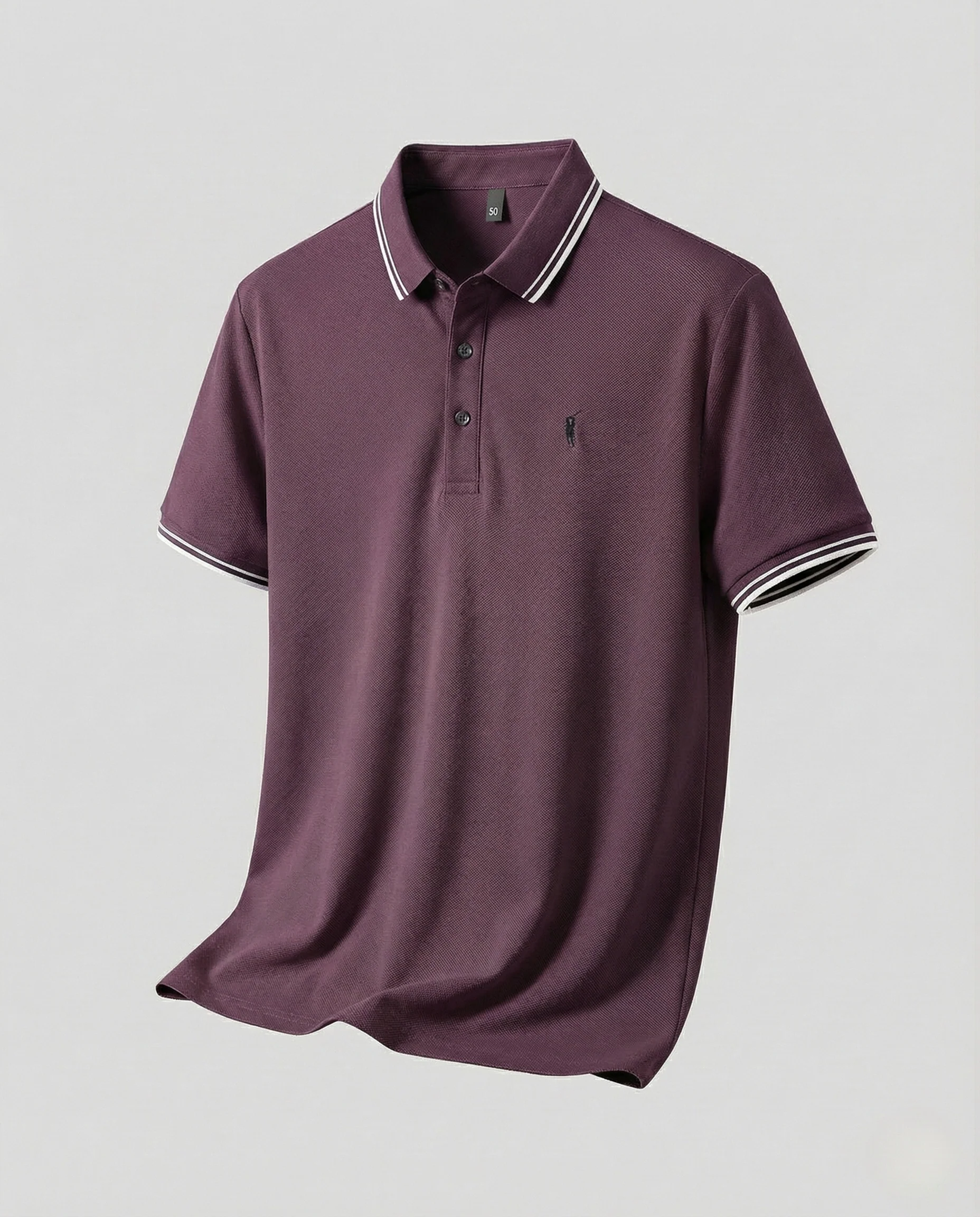 Herren Piqué Poloshirt mit Kontrastkragen - Image 7