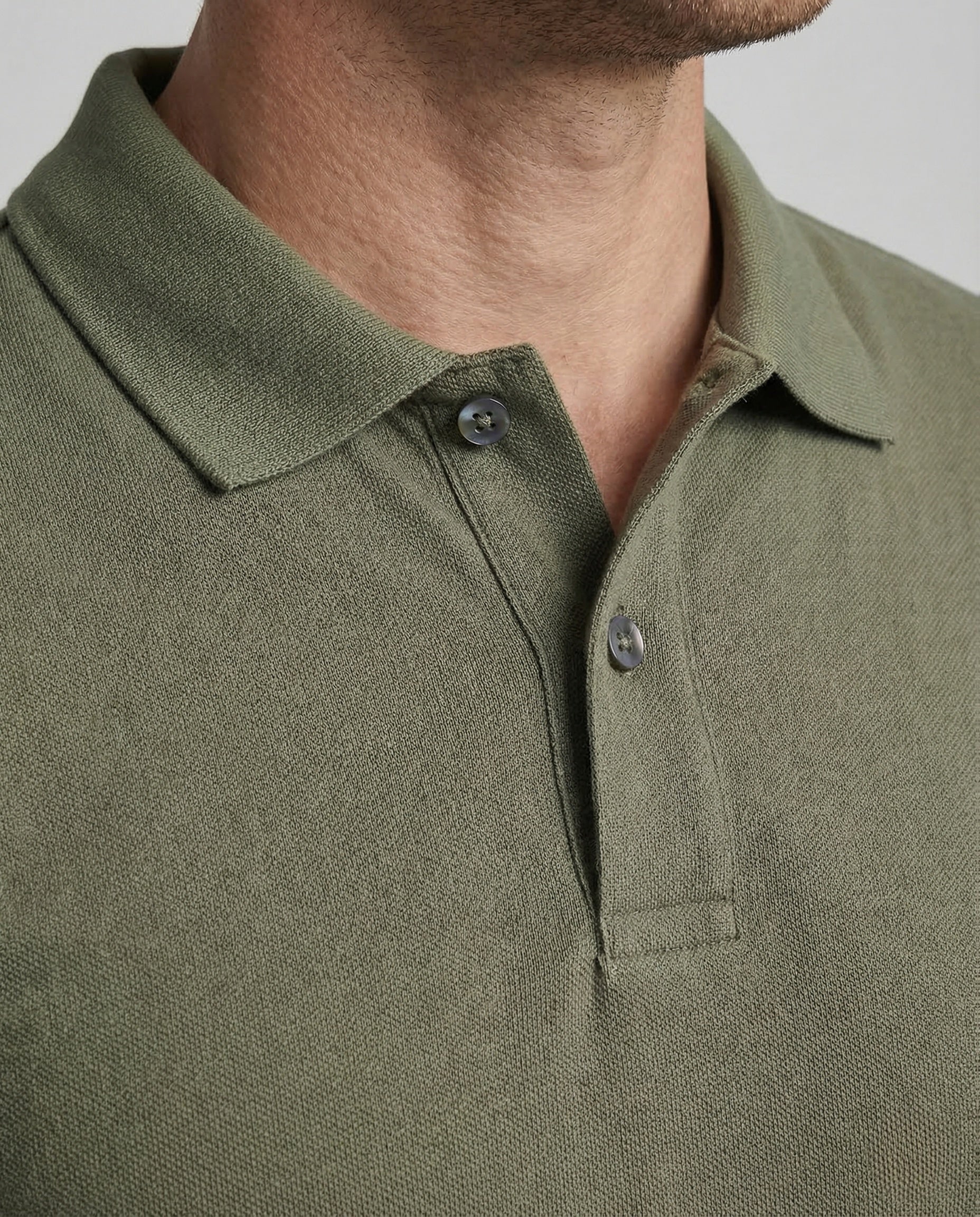 Herren Poloshirt Kurzarm Struktur - Image 3