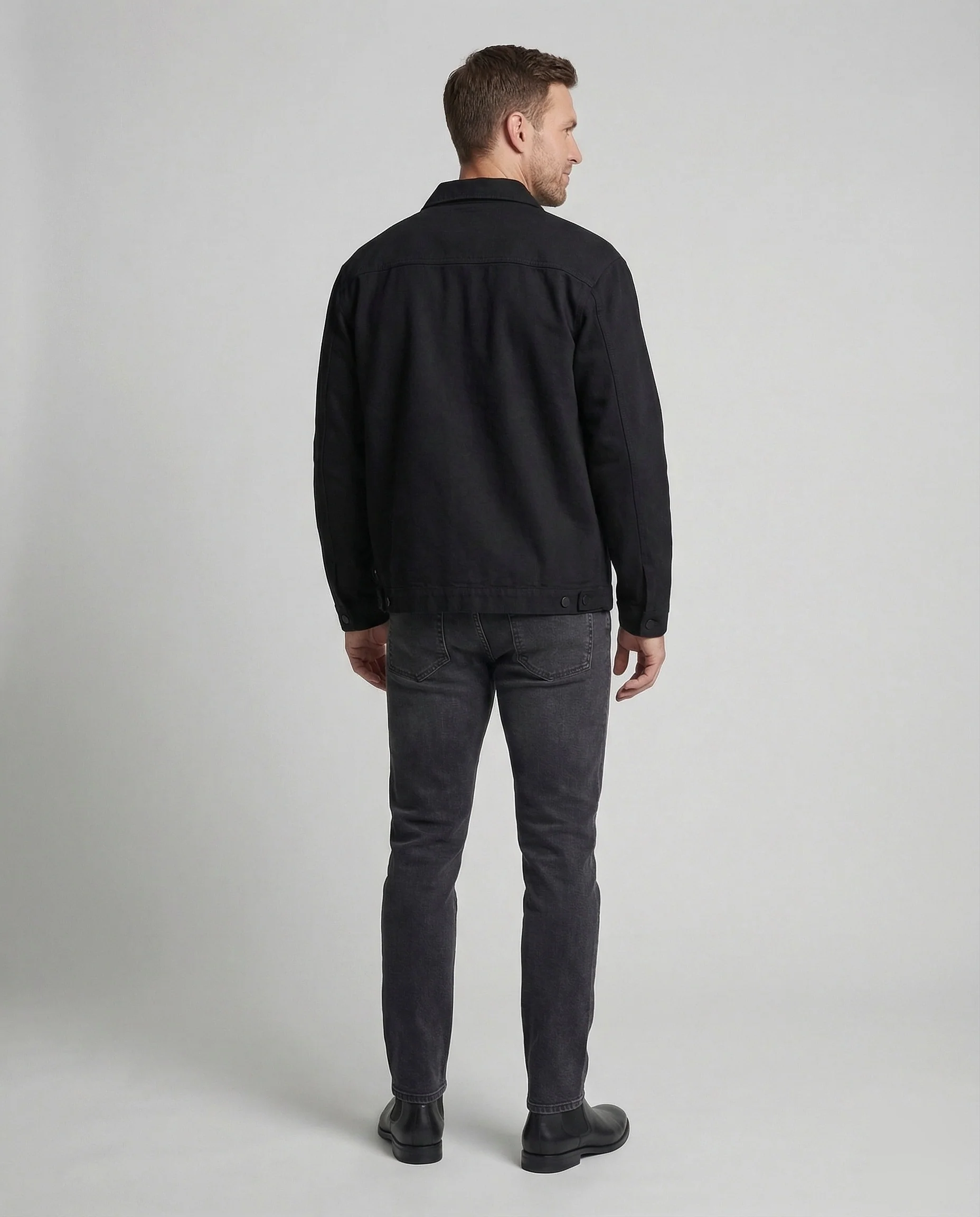 Herren Worker Übergangsjacke Baumwollmix - Image 4