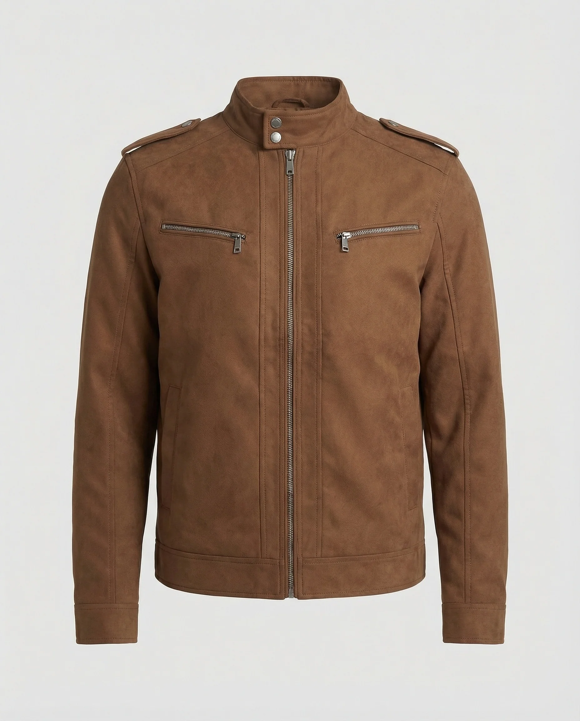 Herren Lederoptik Kurzjacke - Image 5