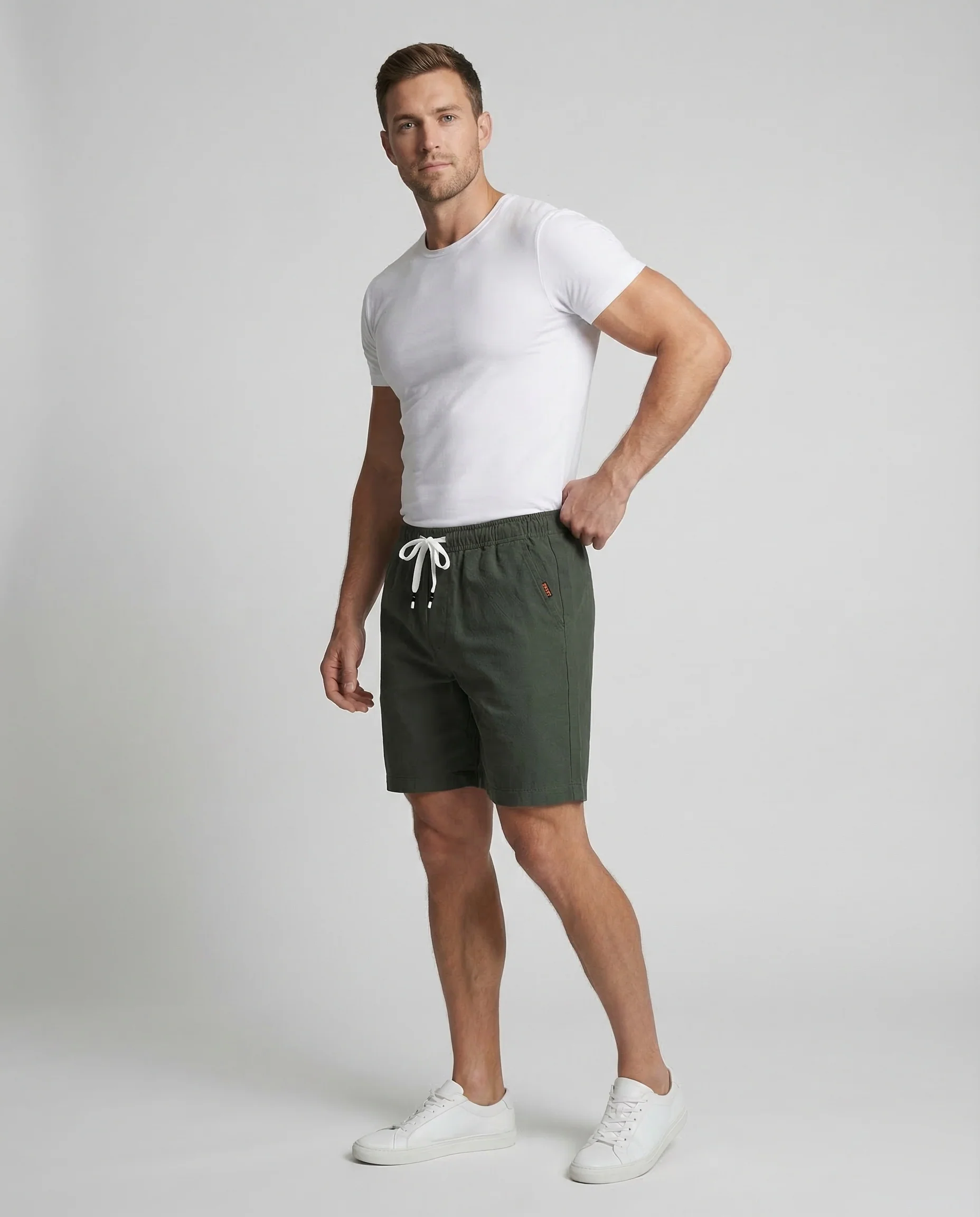 Herren Freizeit Shorts Baumwolle