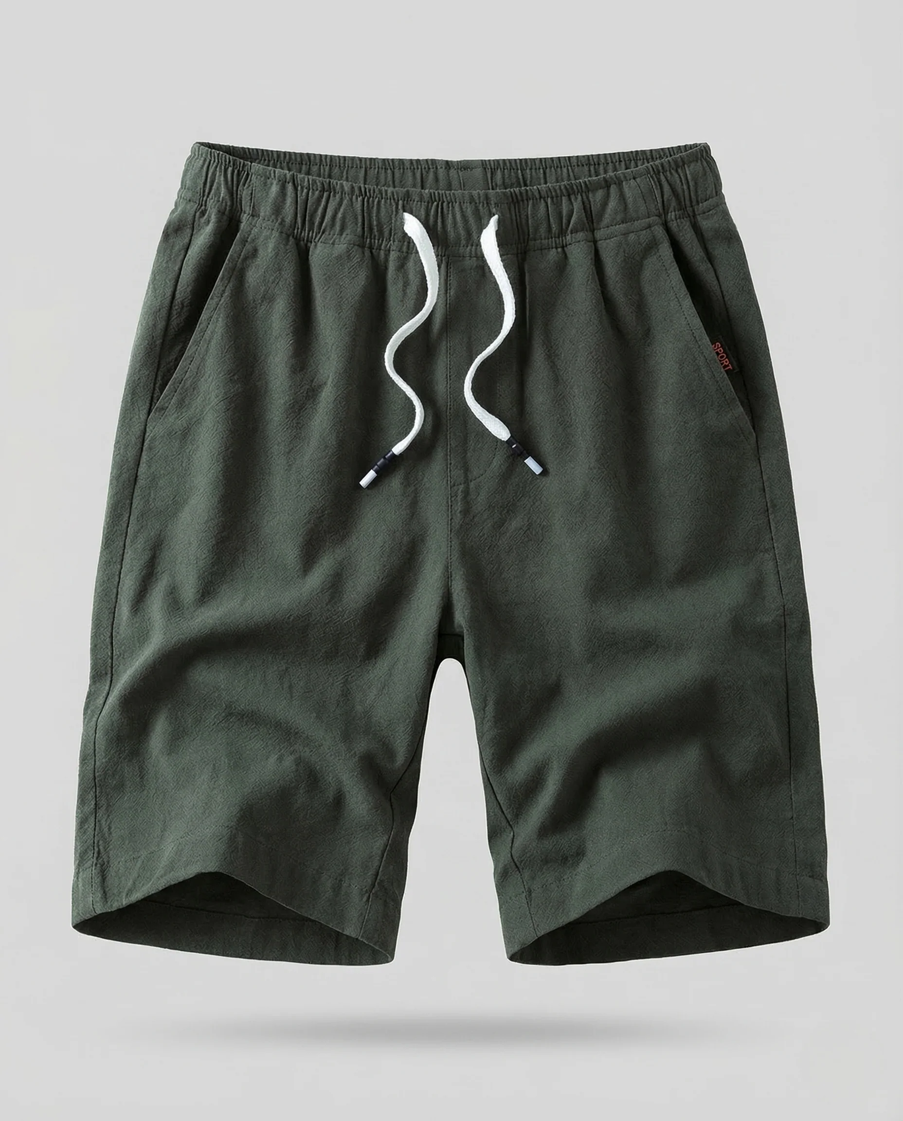 Herren Bermuda Baumwollmix Elastikbund - Image 5