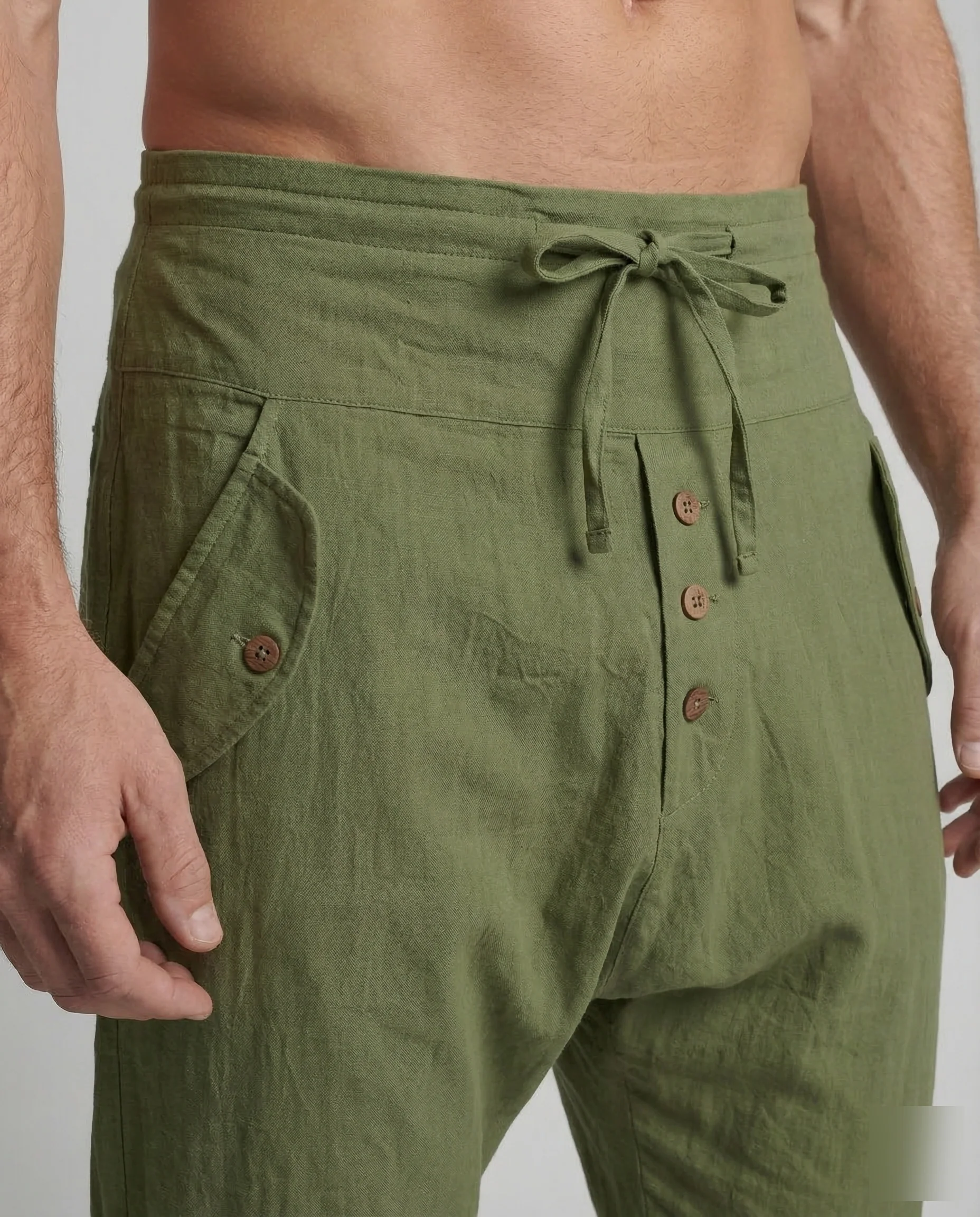 Herren Haremshose Tiefschritt - Image 3