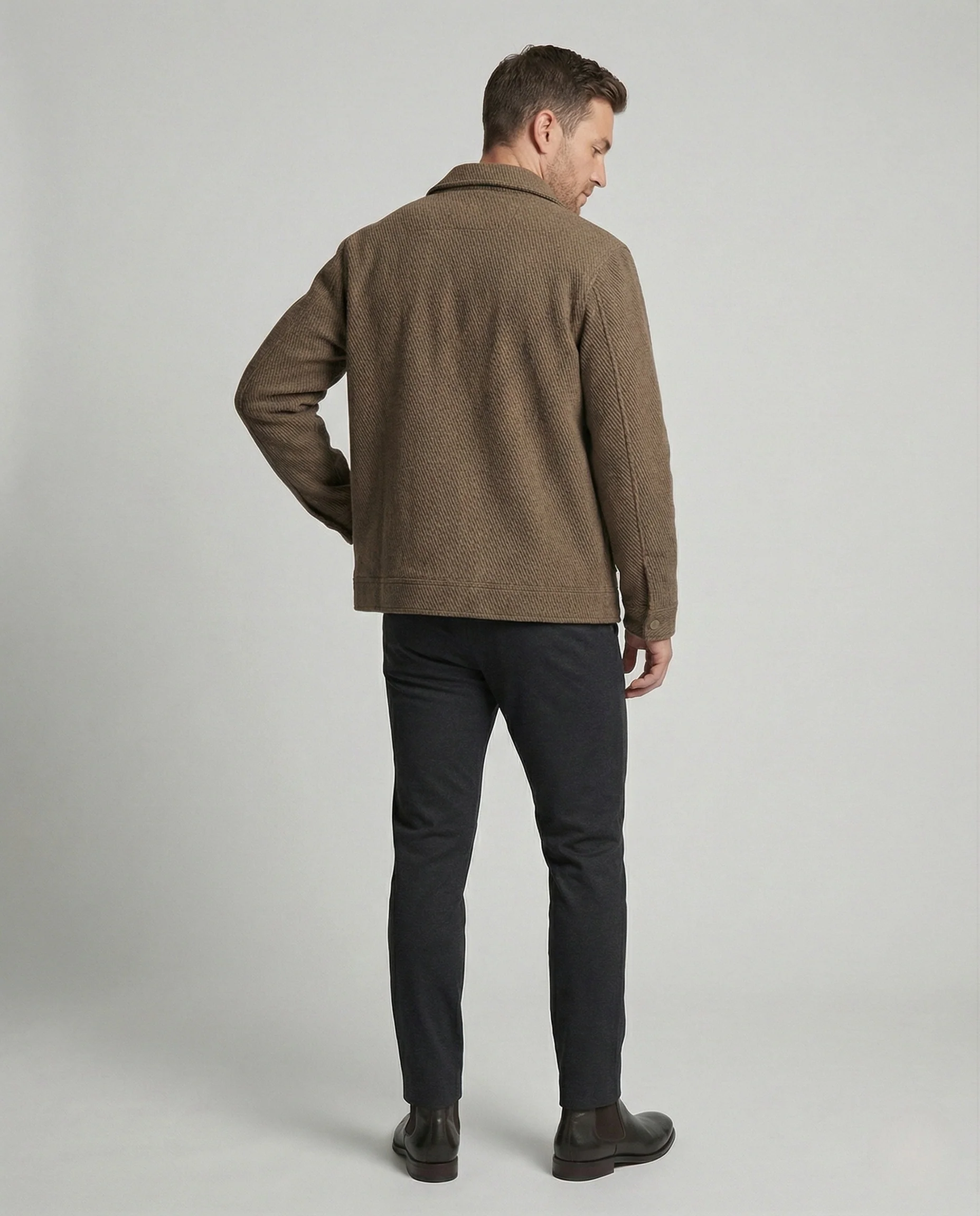 Freizeitkleidung Herren Hemdjacke Waffel - Image 4