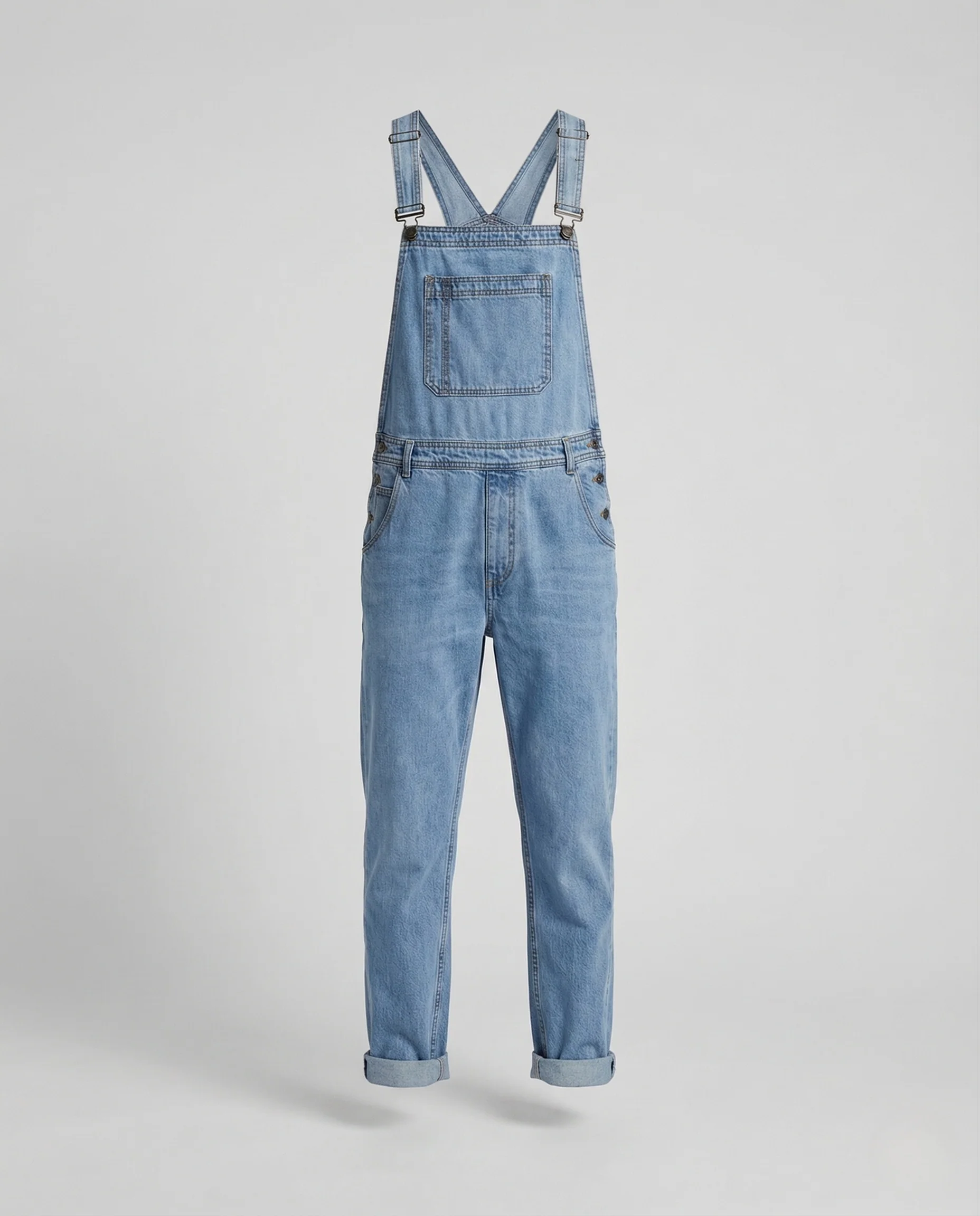 Herren Jeans Latzhose Verstellbar - Image 4