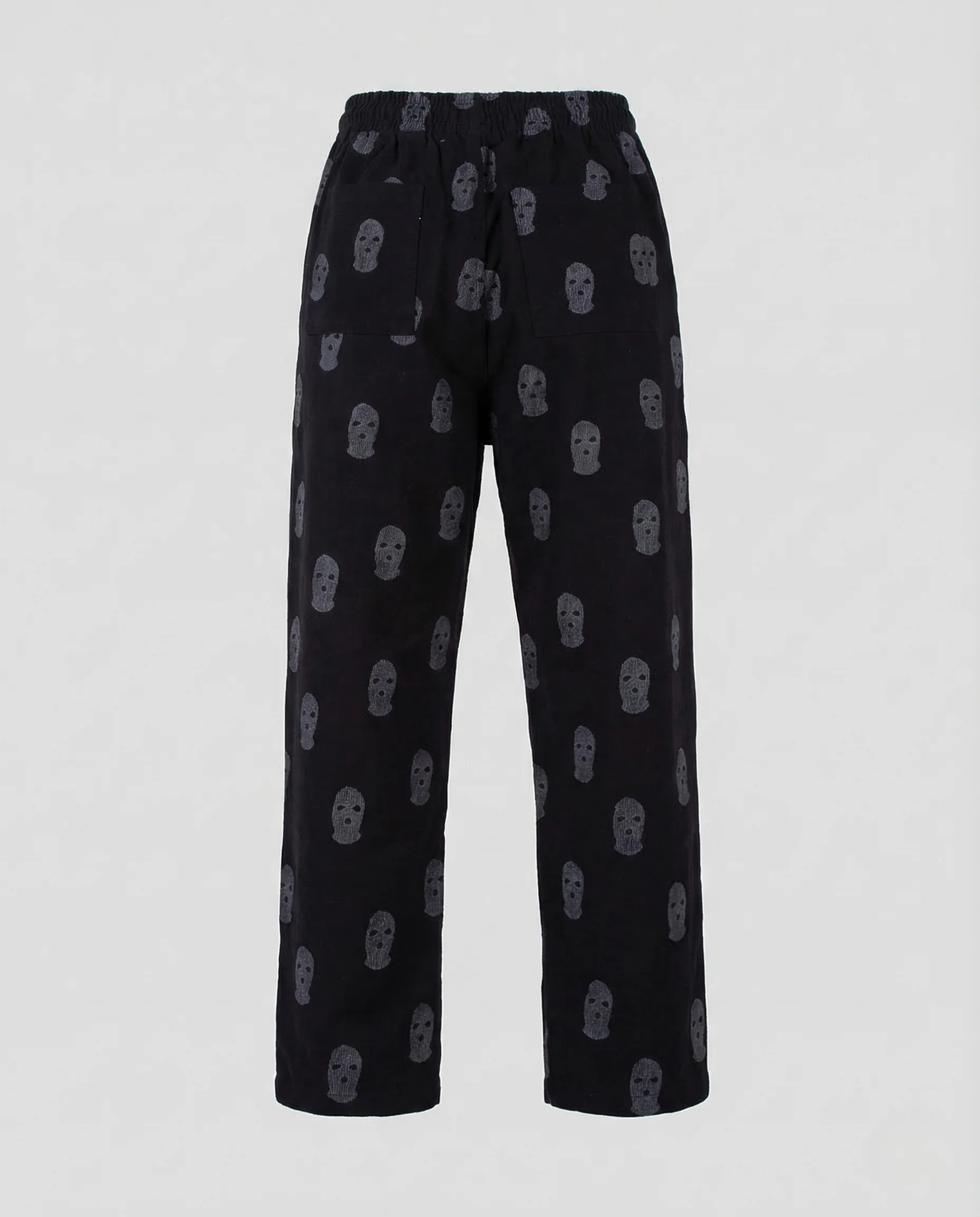 Herren Loungehose Totenkopf Print Elastikbund - Image 5