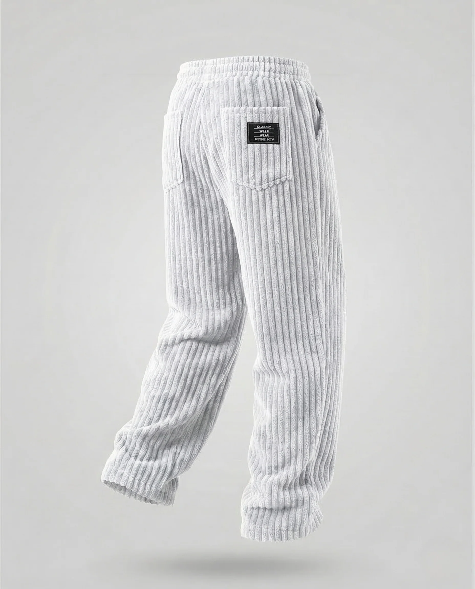 Herren Velours Hose Weit Elastikbund - Image 13