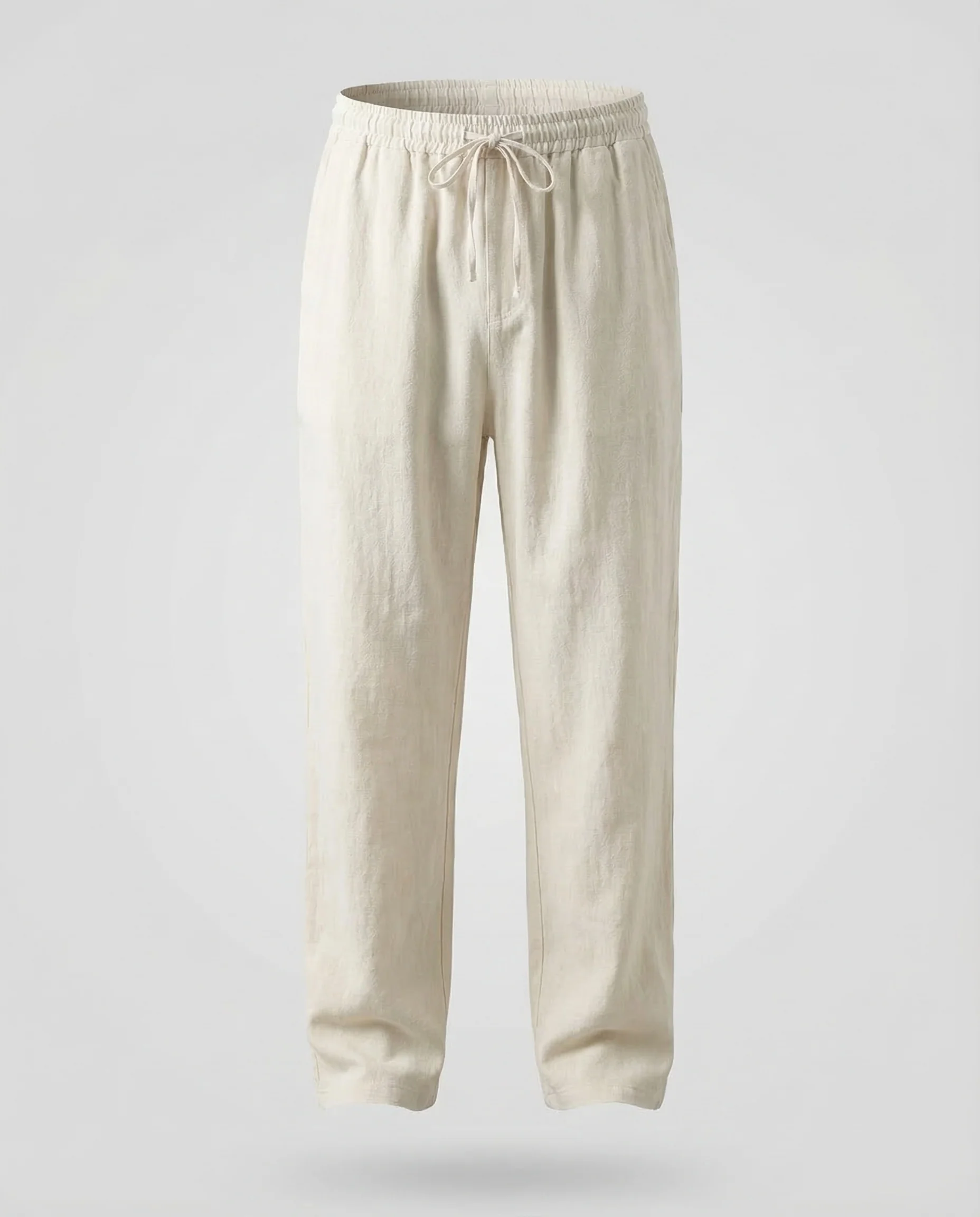 Herren Leinenhose Sommer Weit - Image 5