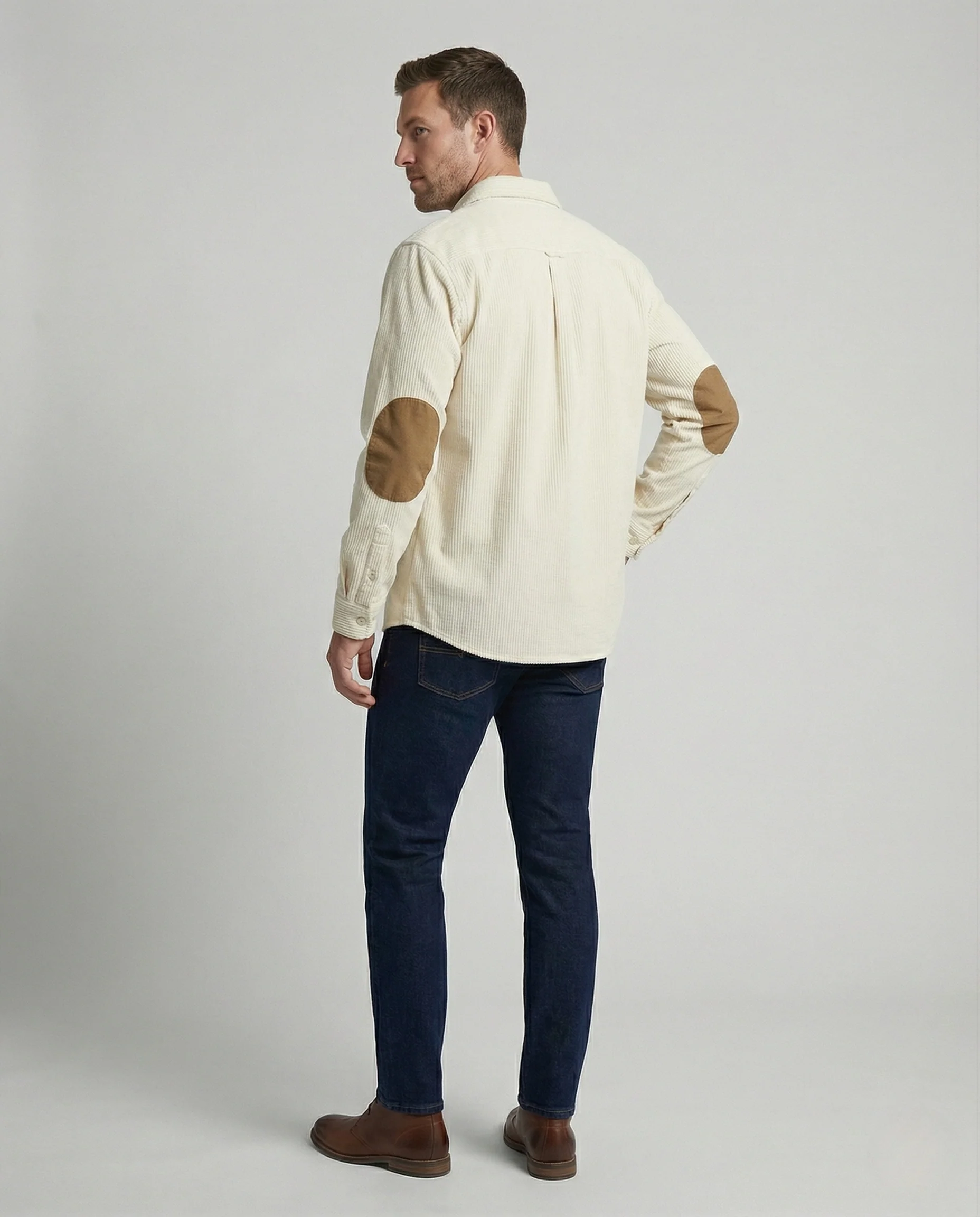 Cordhemd Oversize Mit Brusttaschen Herren - Image 3