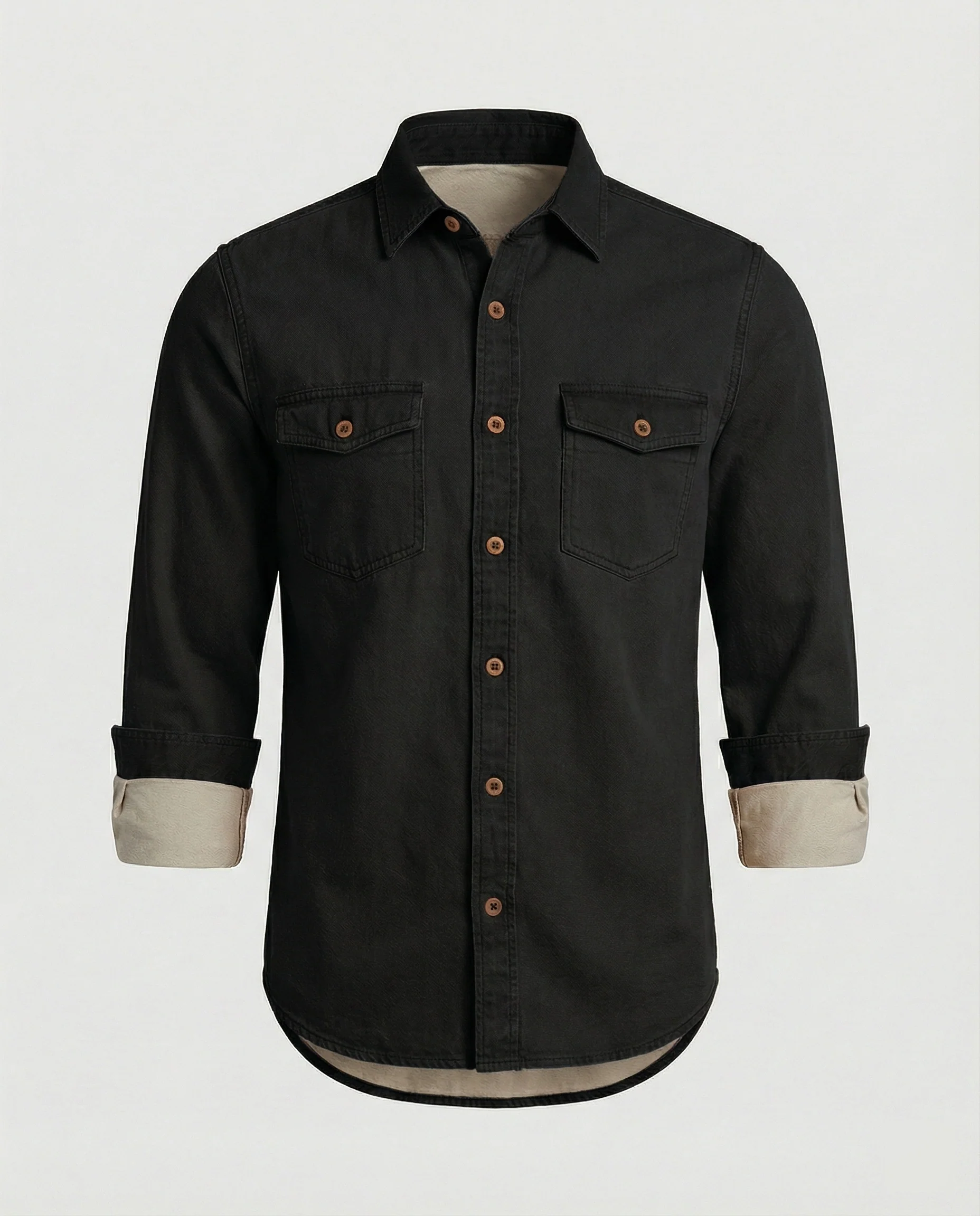 Herren Jeanshemd mit Brusttaschen - Image 3