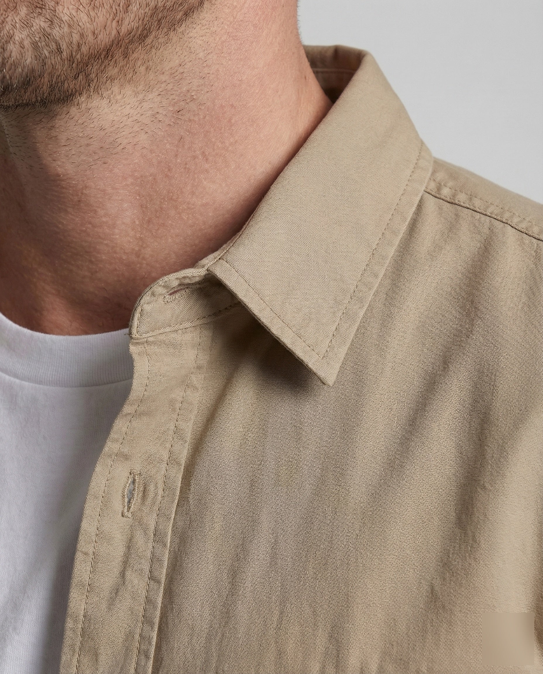 Langarmhemd Herren mit Brusttaschen - Image 3
