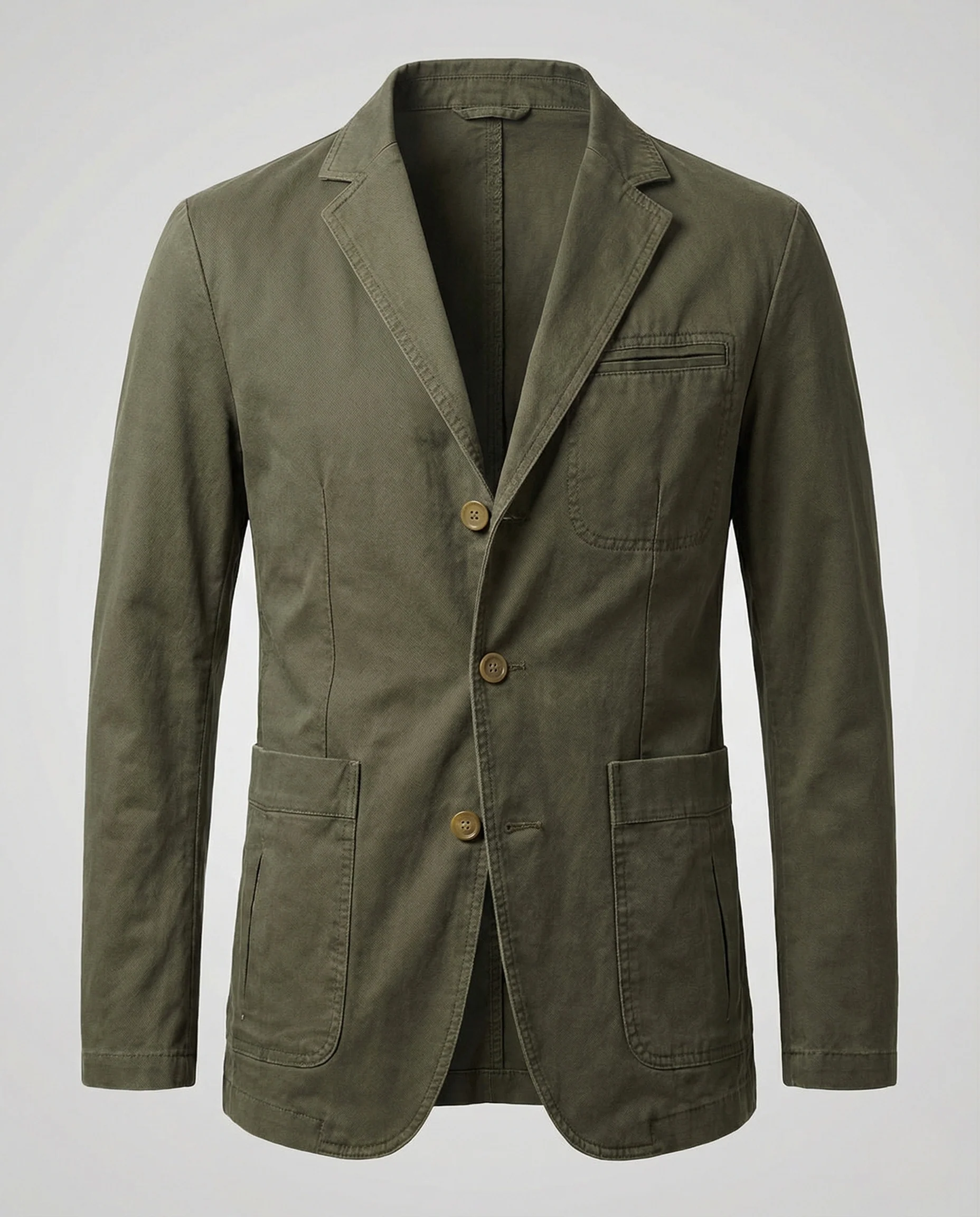 Baumwollblazer Retro Look Herren - Image 5