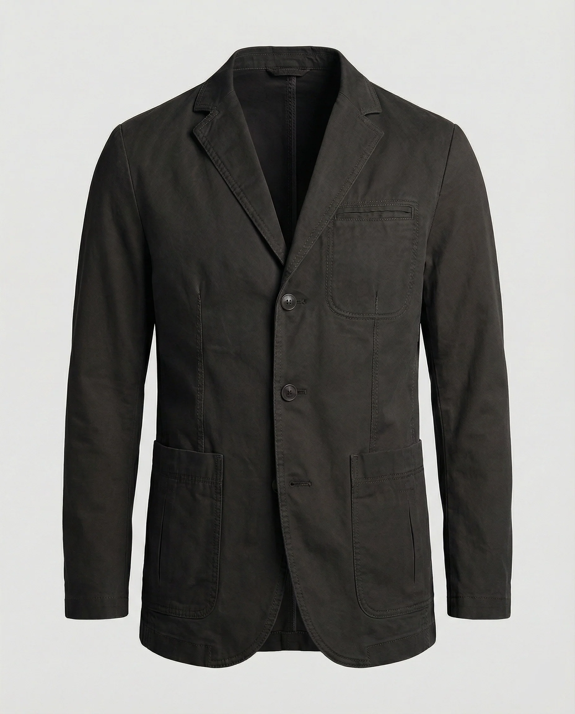 Herren Blazer Herren Baumwolle leger - Image 2