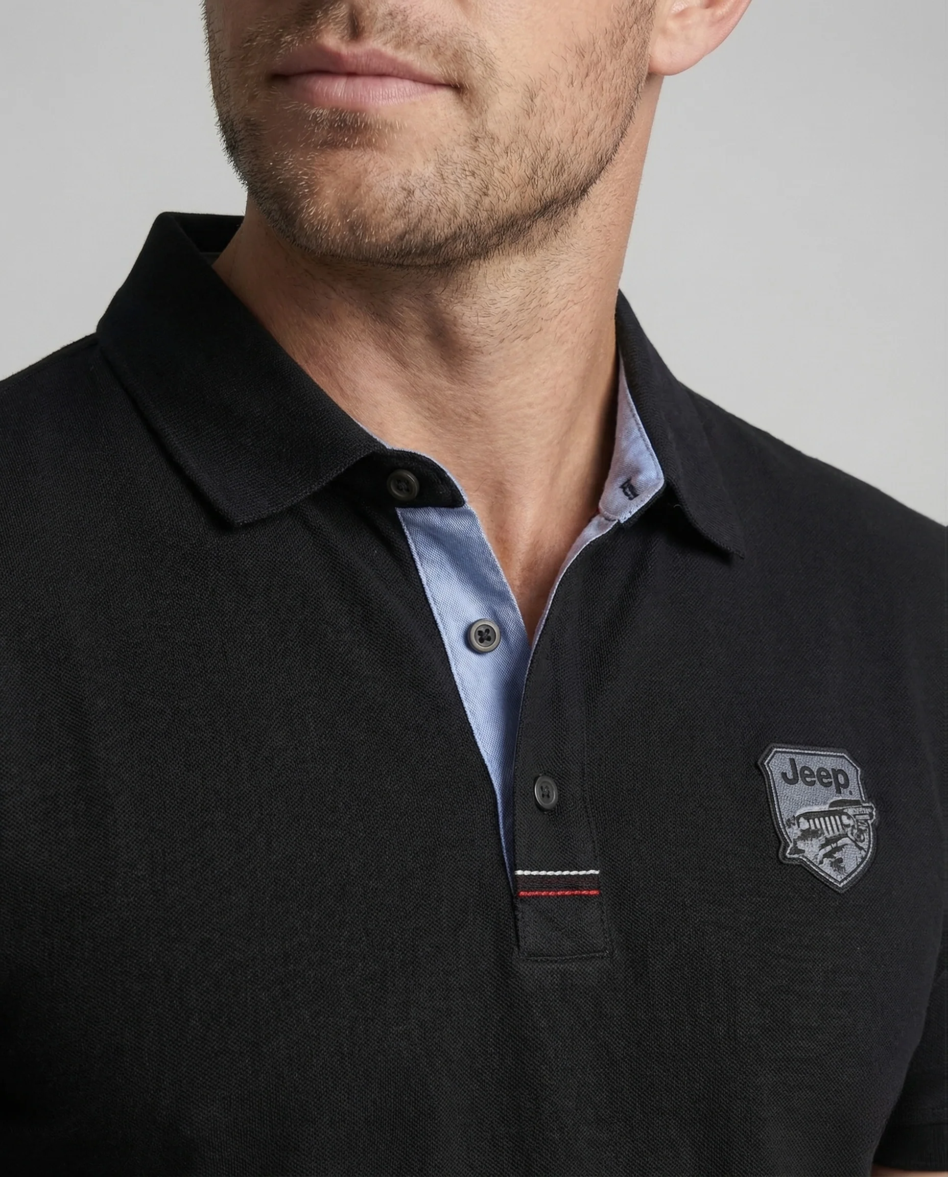 Herren Polo Piqué Kontrastkragen - Image 3