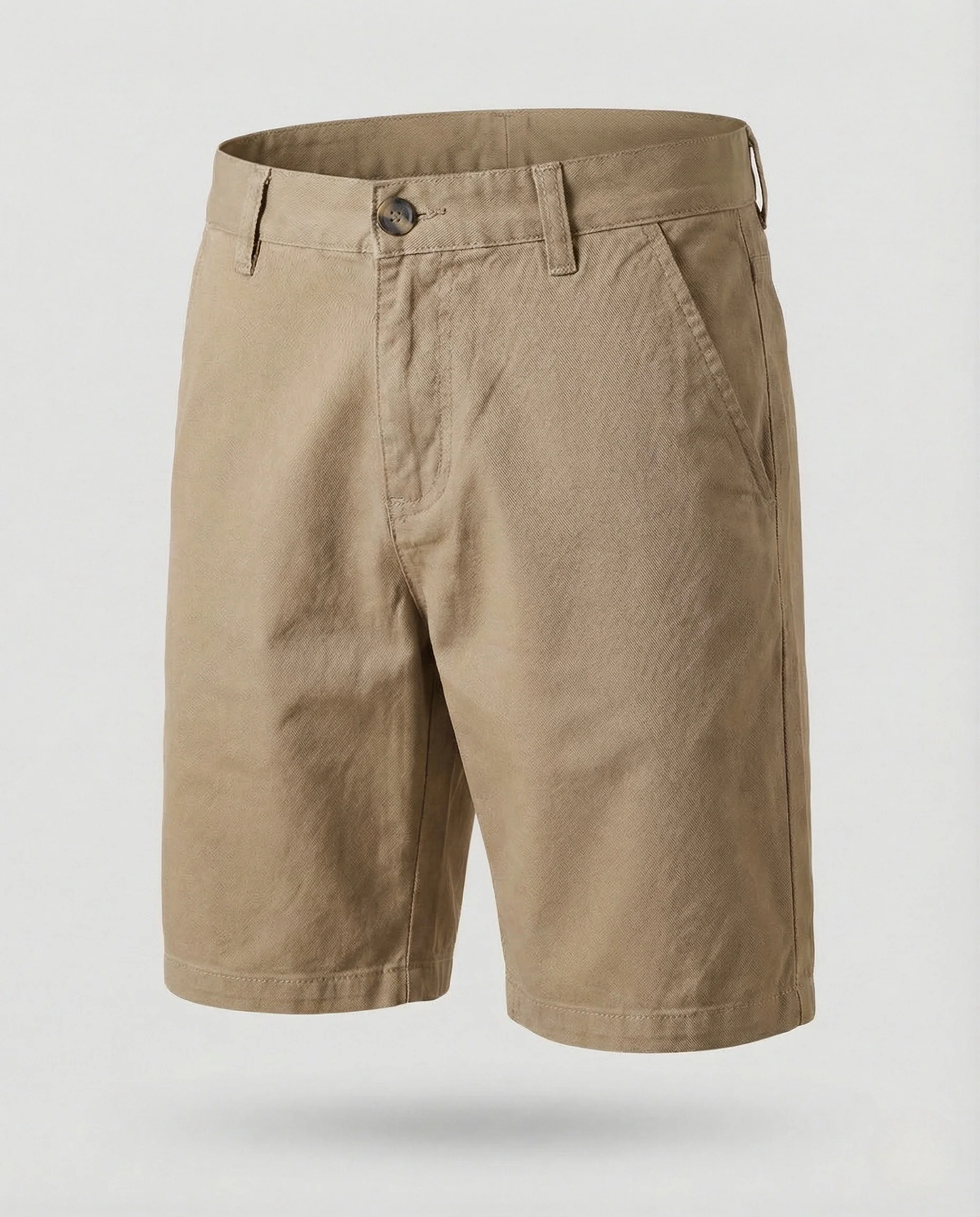 Herren Chino Bermuda mit Gürtelschlaufen & Eingrifftaschen - Image 5