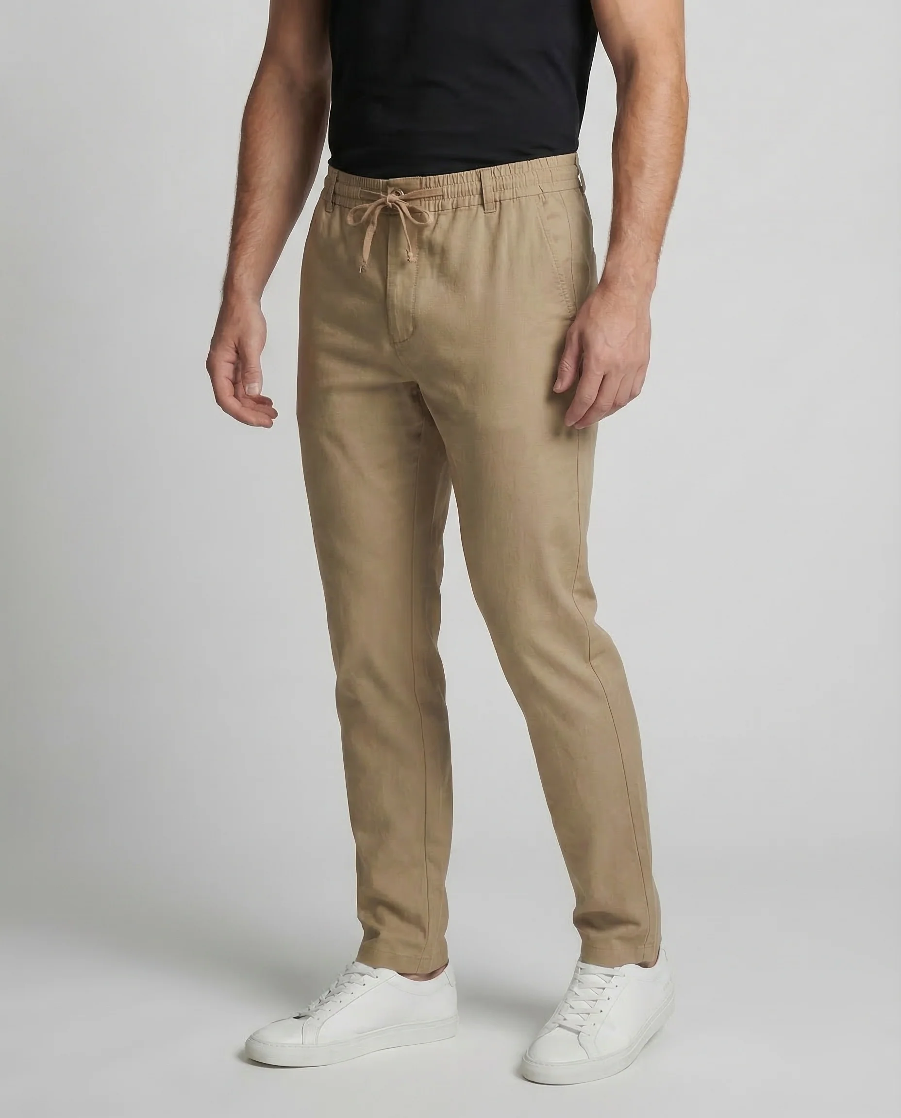 Herren Leinenhose Gerade - Image 2