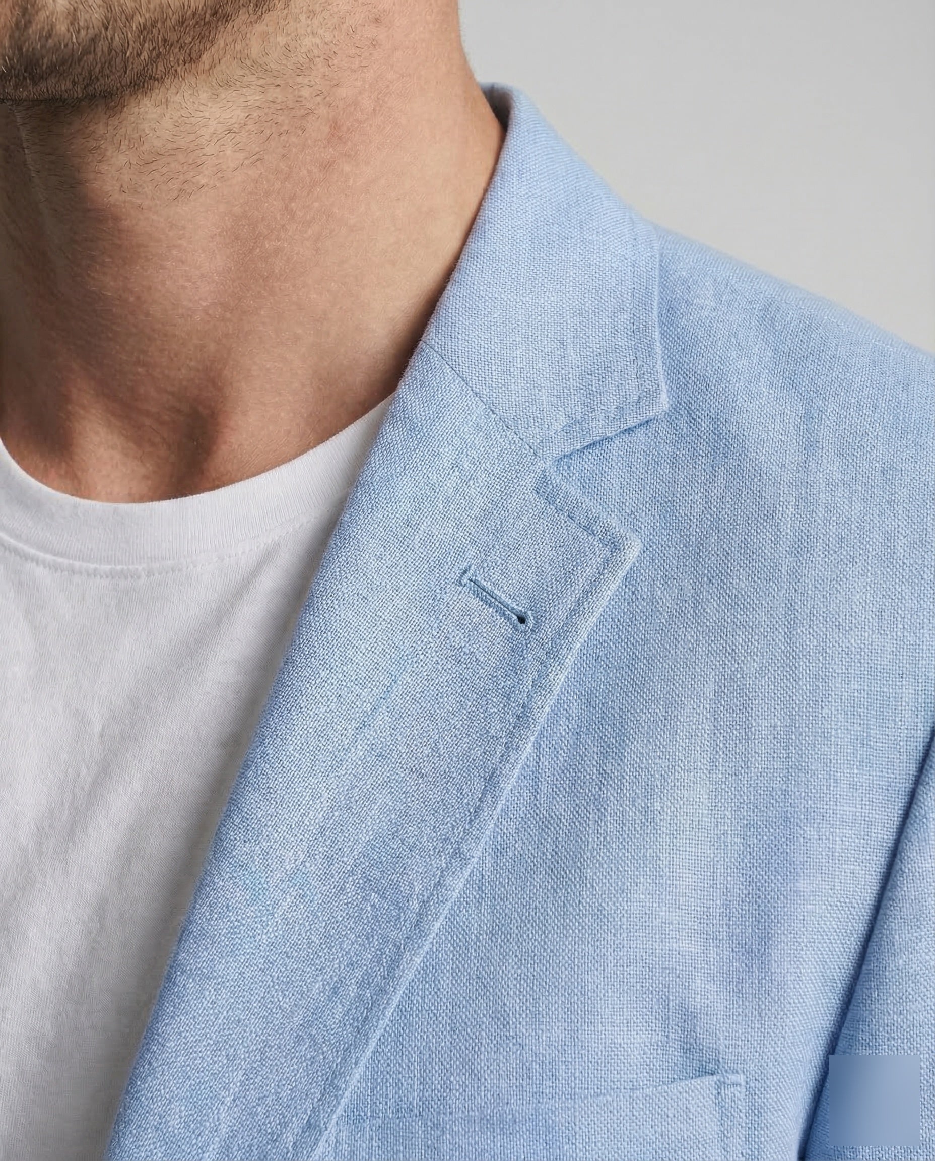 Herren Leinenblazer Casual - Image 3